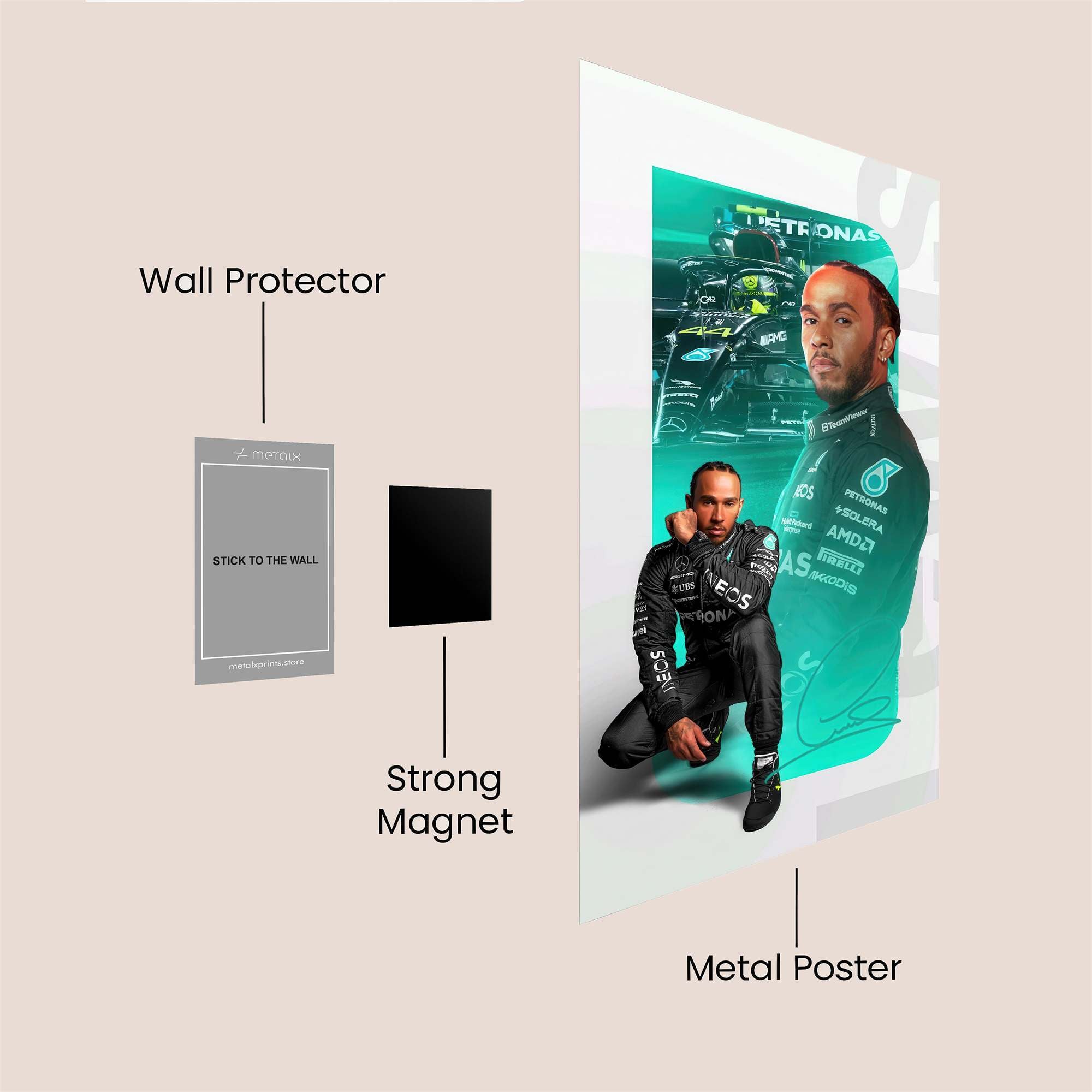 Hamilton Radiant Safe Wall Magnetic / M