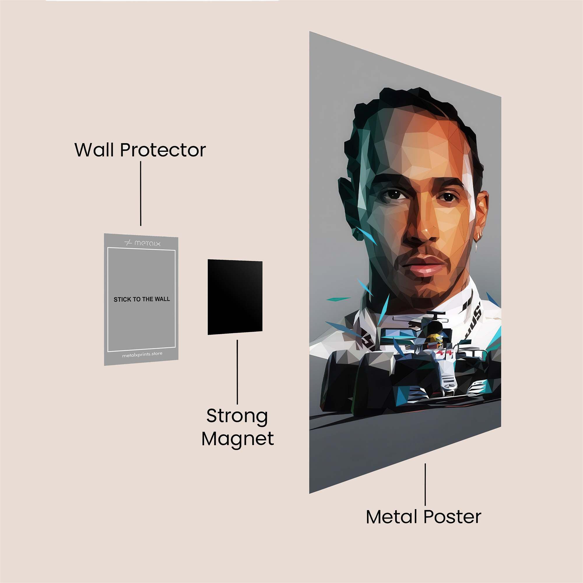Hamilton Dynamic Safe Wall Magnetic / M