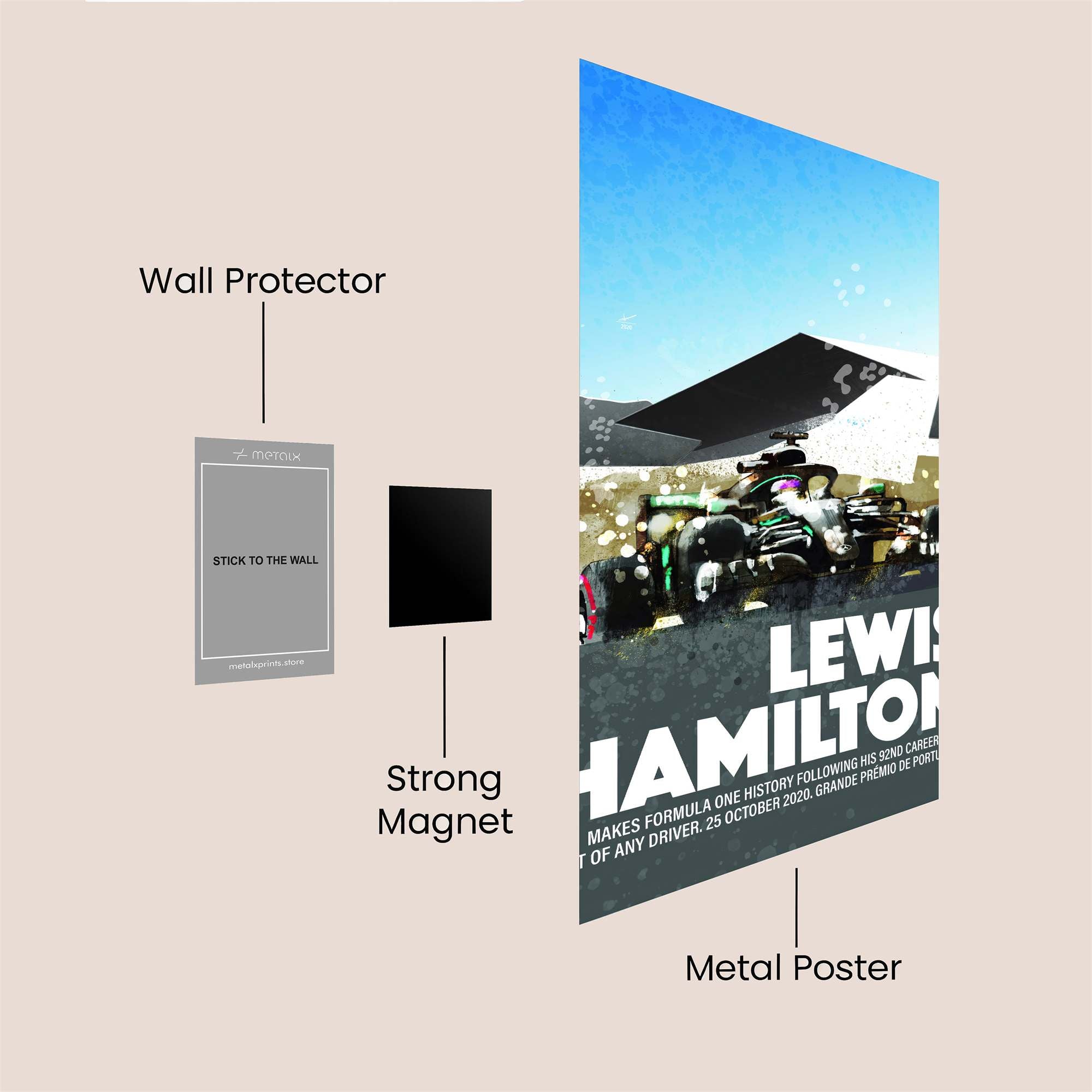 Hamilton Triumphant Safe Wall Magnetic / M
