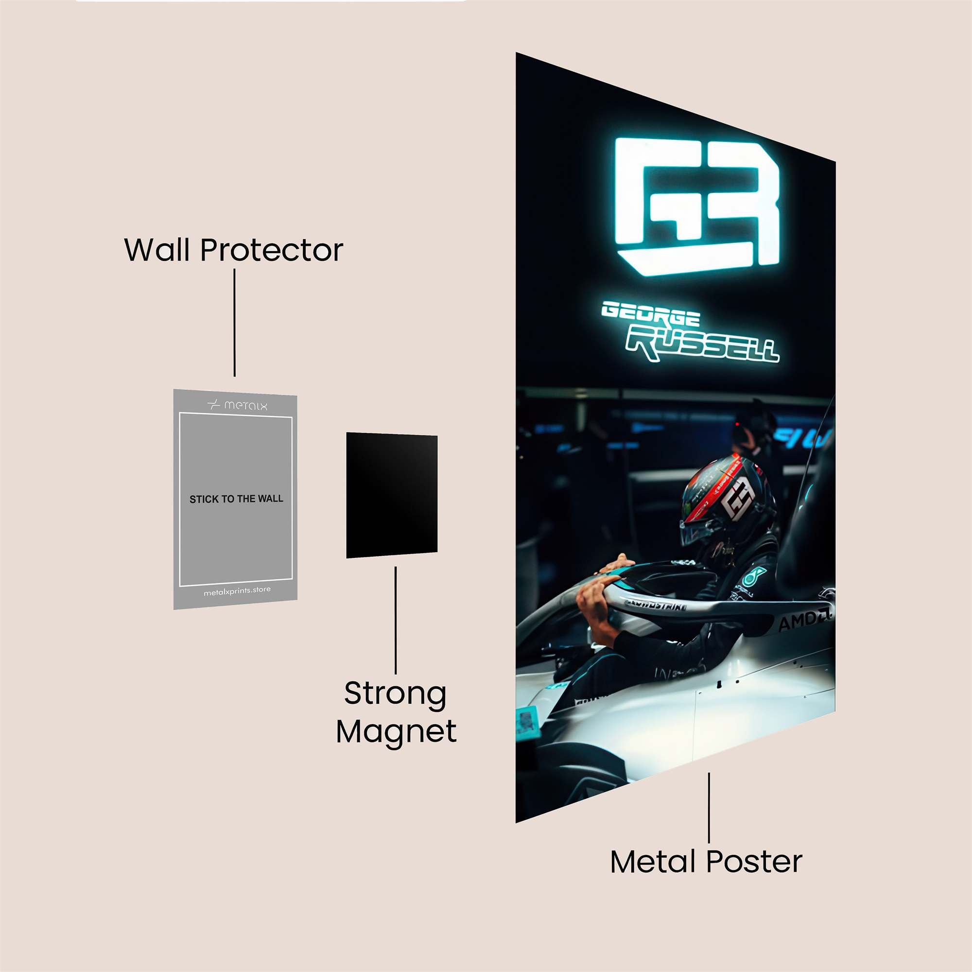 George Radiant Safe Wall Magnetic / M