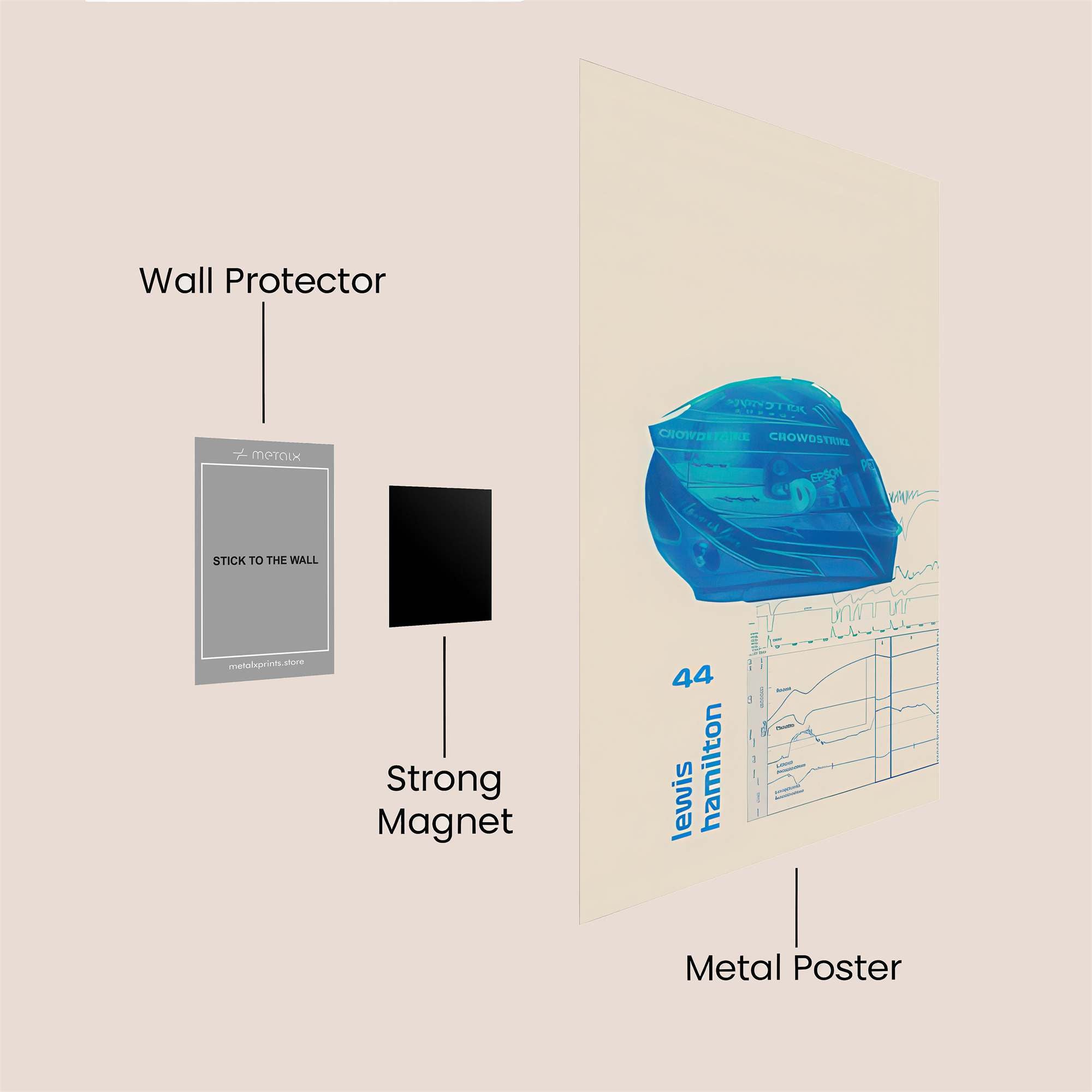 Lewis Serene Safe Wall Magnetic / M