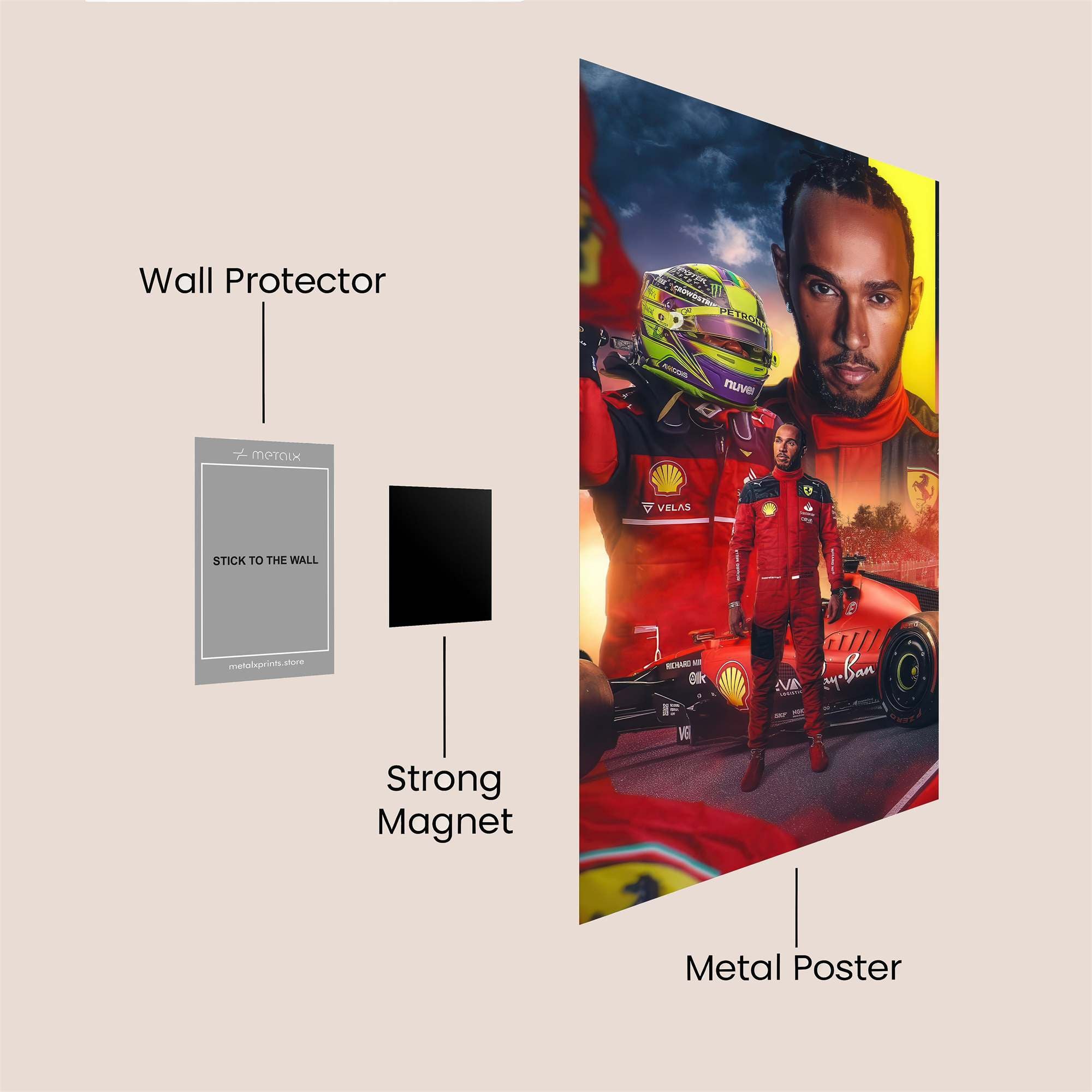 Hamilton Triumphant Safe Wall Magnetic / M