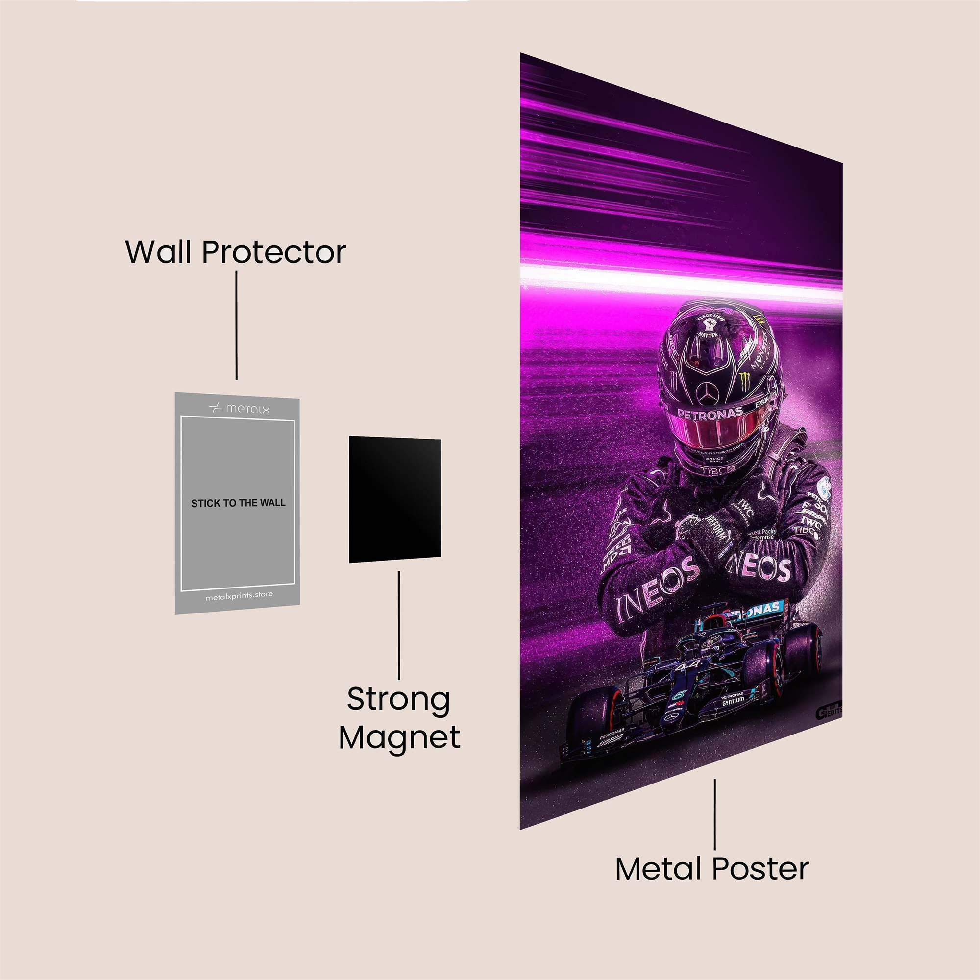 Hamilton Radiant Safe Wall Magnetic / M