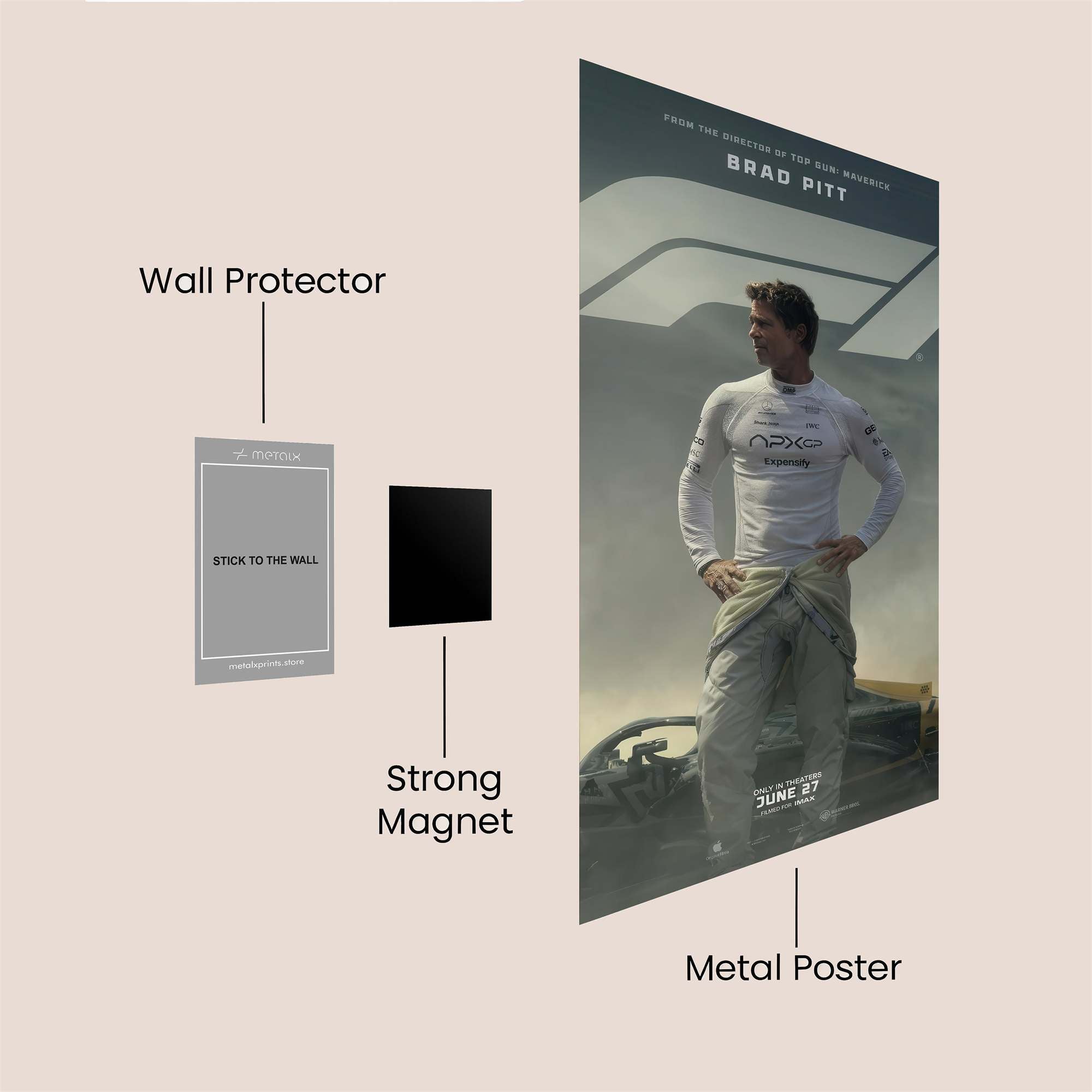 Brad Intense Safe Wall Magnetic / M
