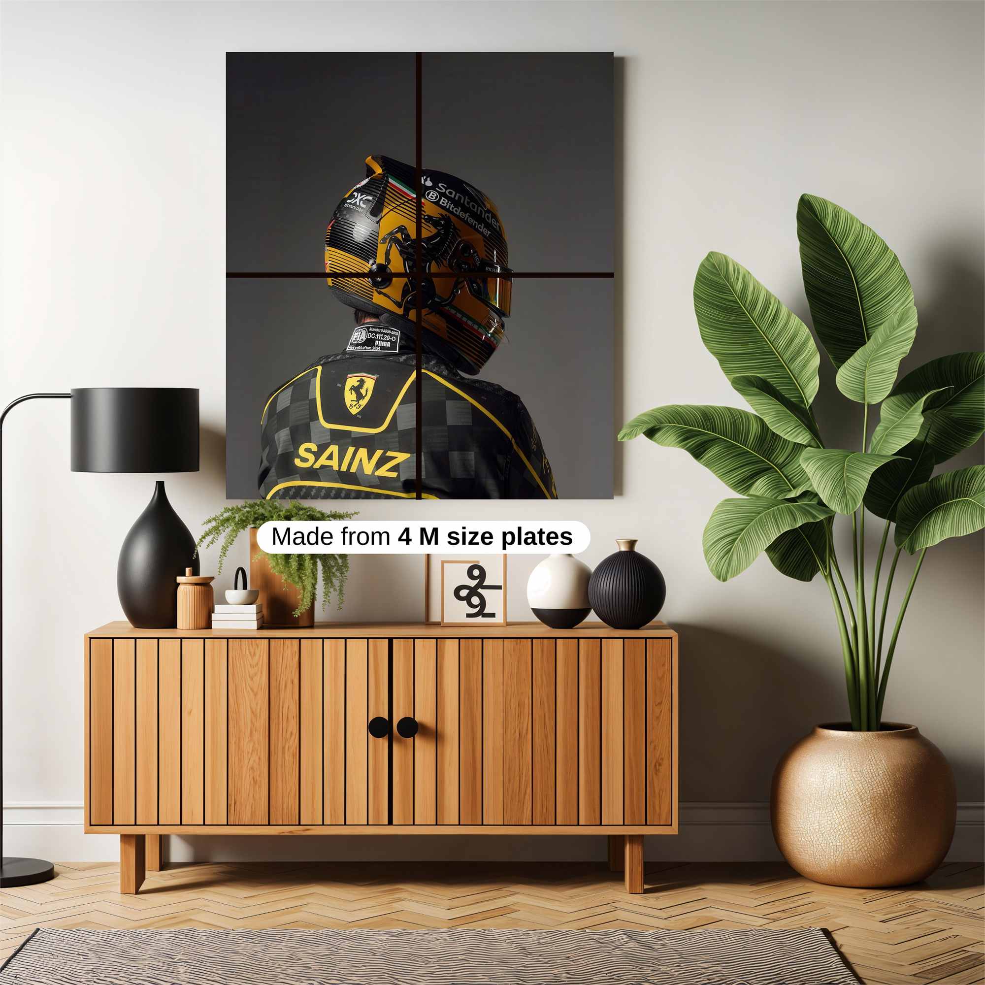 Sainz Steely Safe Wall Magnetic / M