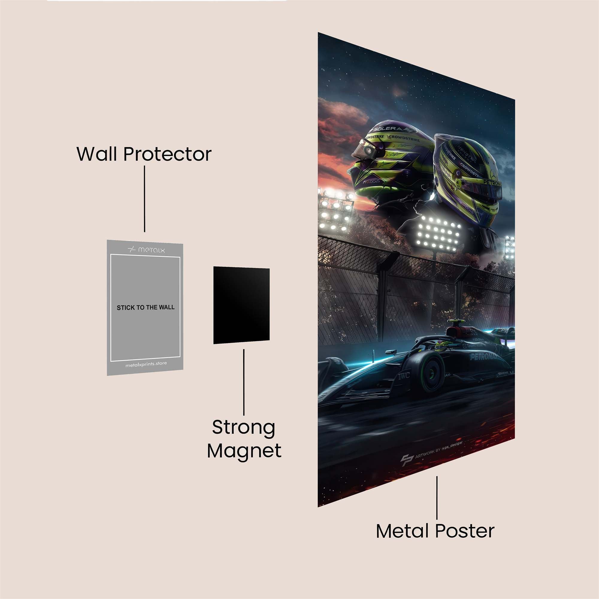 Verstappen Victorious Safe Wall Magnetic / M