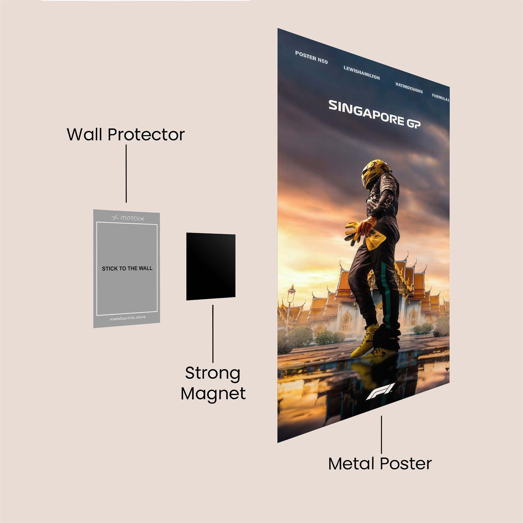 Hamilton Regal Safe Wall Magnetic / M
