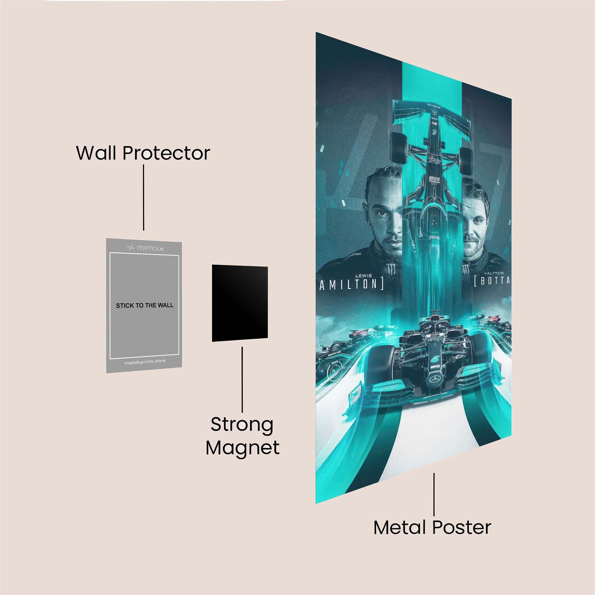 Hamilton Velocity Safe Wall Magnetic / M