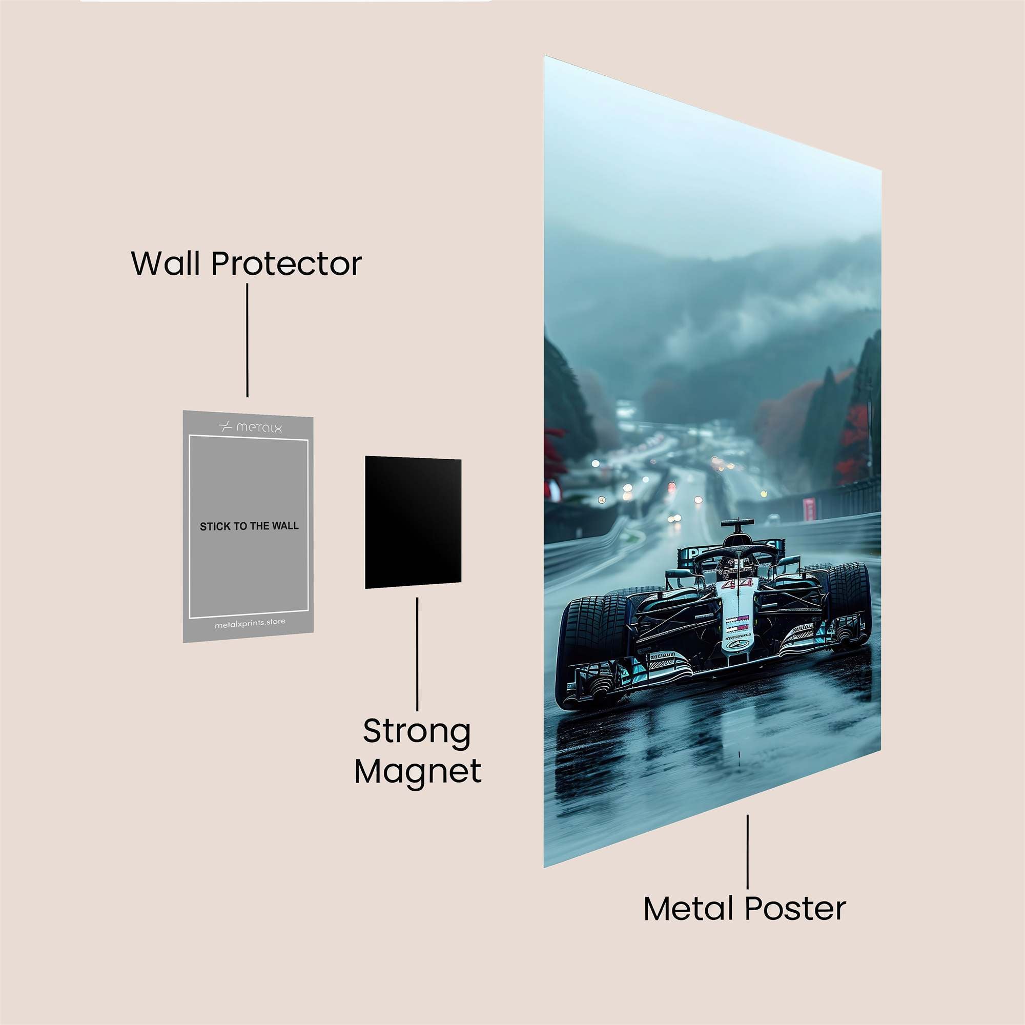 Race Enigma Safe Wall Magnetic / M