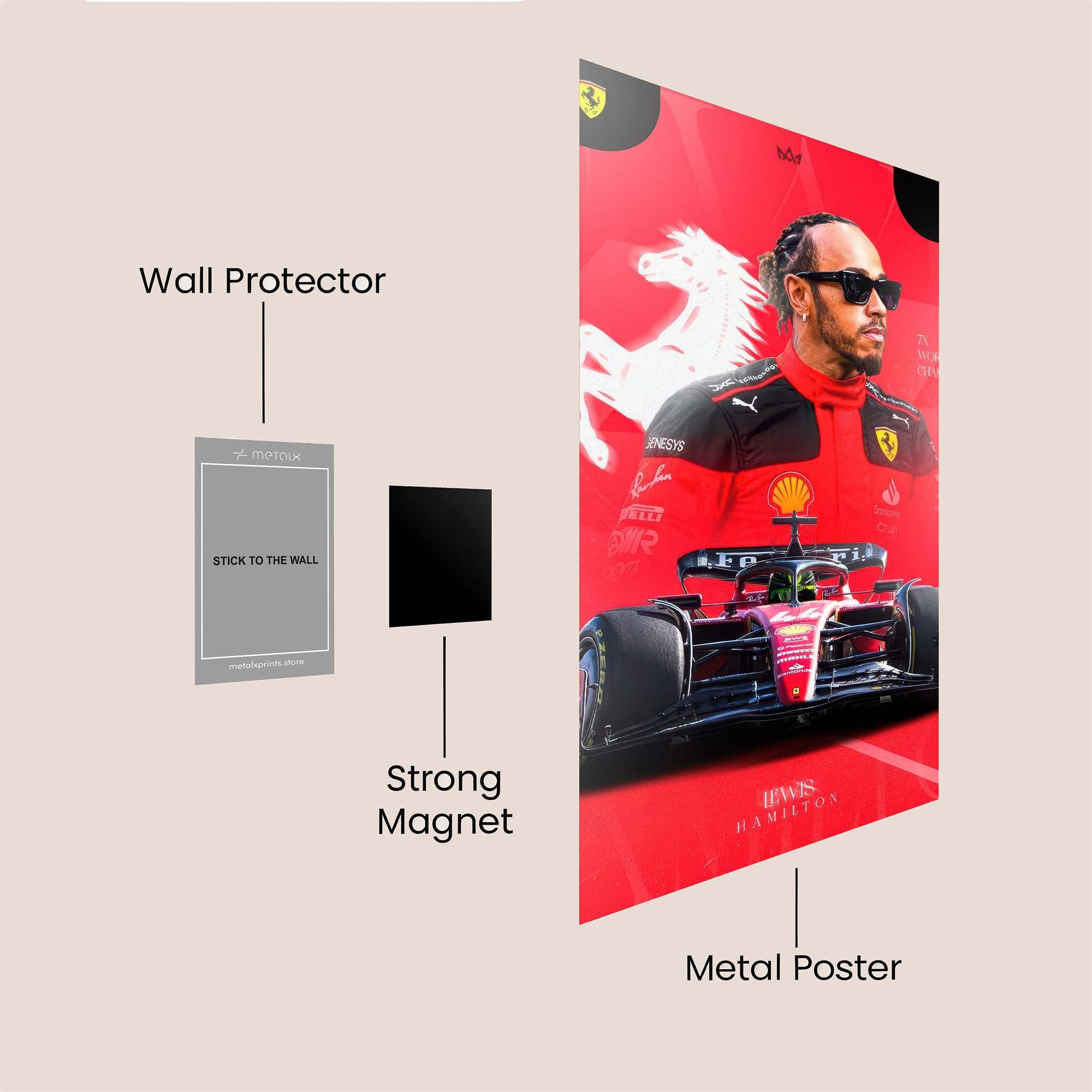 Hamilton Majestic Safe Wall Magnetic / M