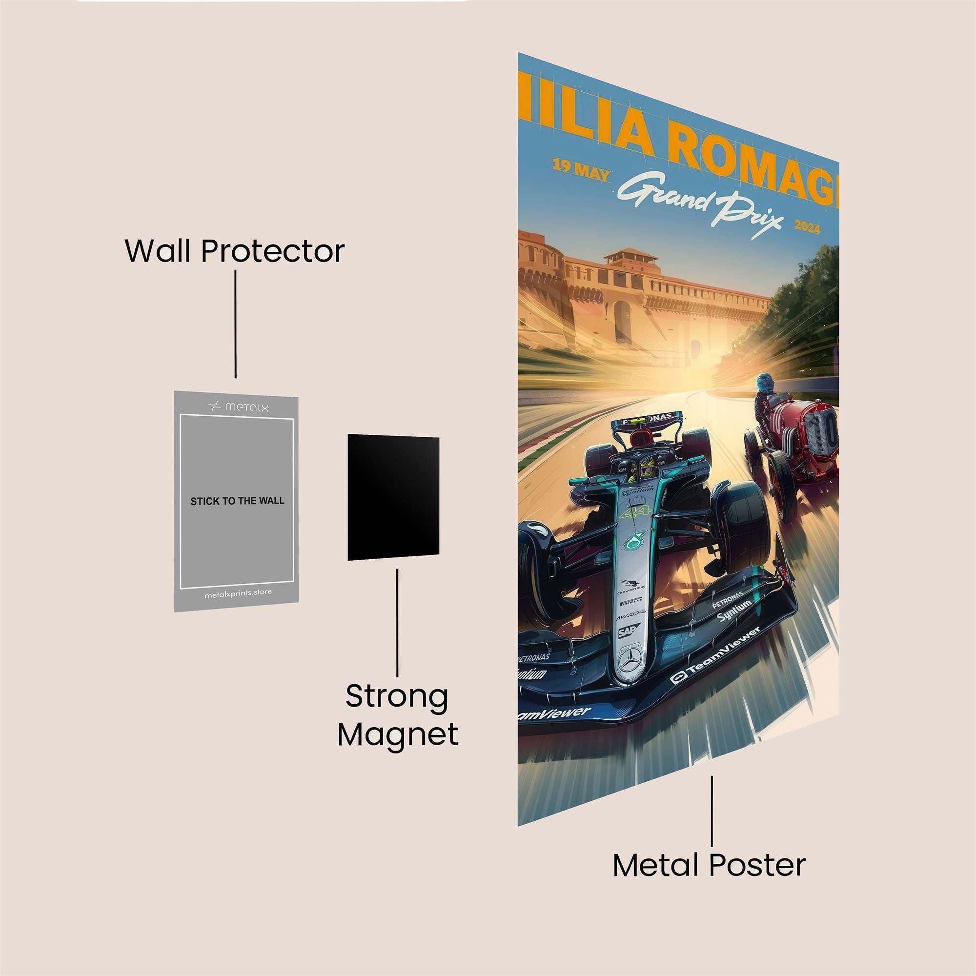 Emilia Exhilaration Safe Wall Magnetic / M