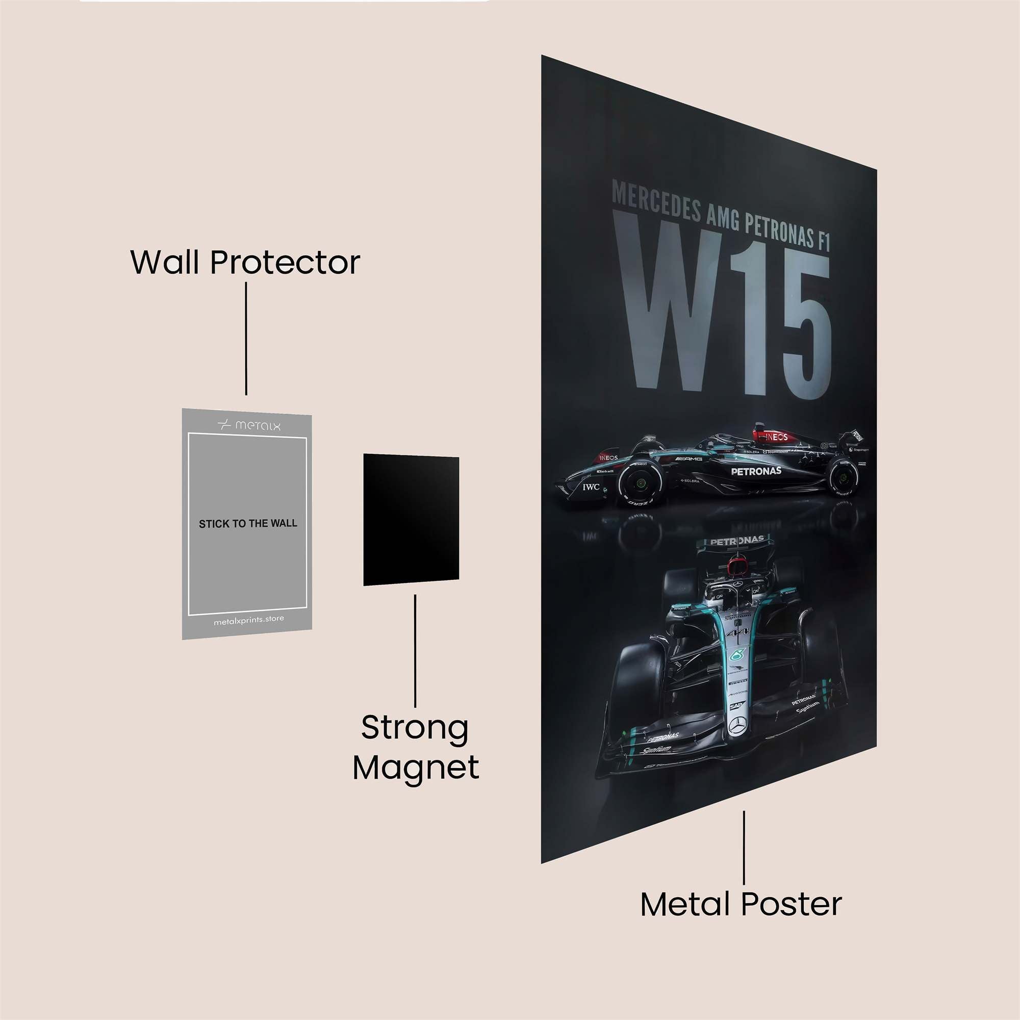 W15 Unveiled Safe Wall Magnetic / M