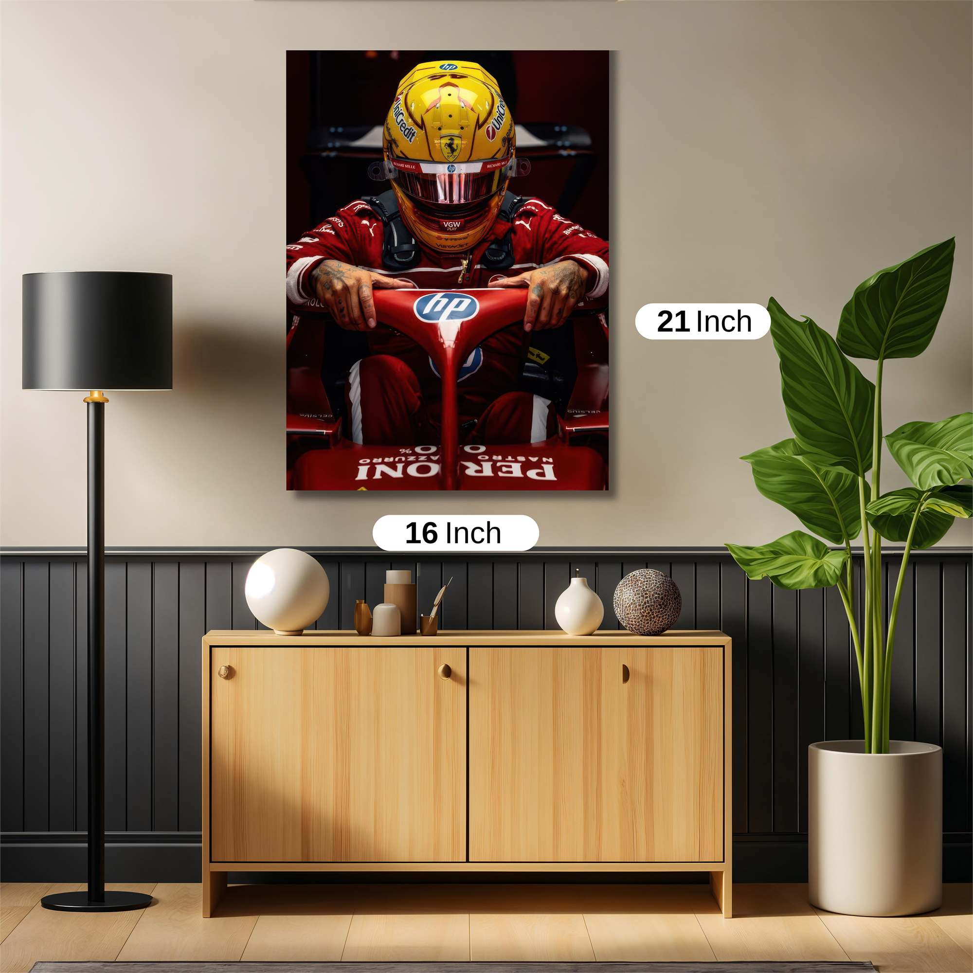 Vettel Intense Safe Wall Magnetic / M