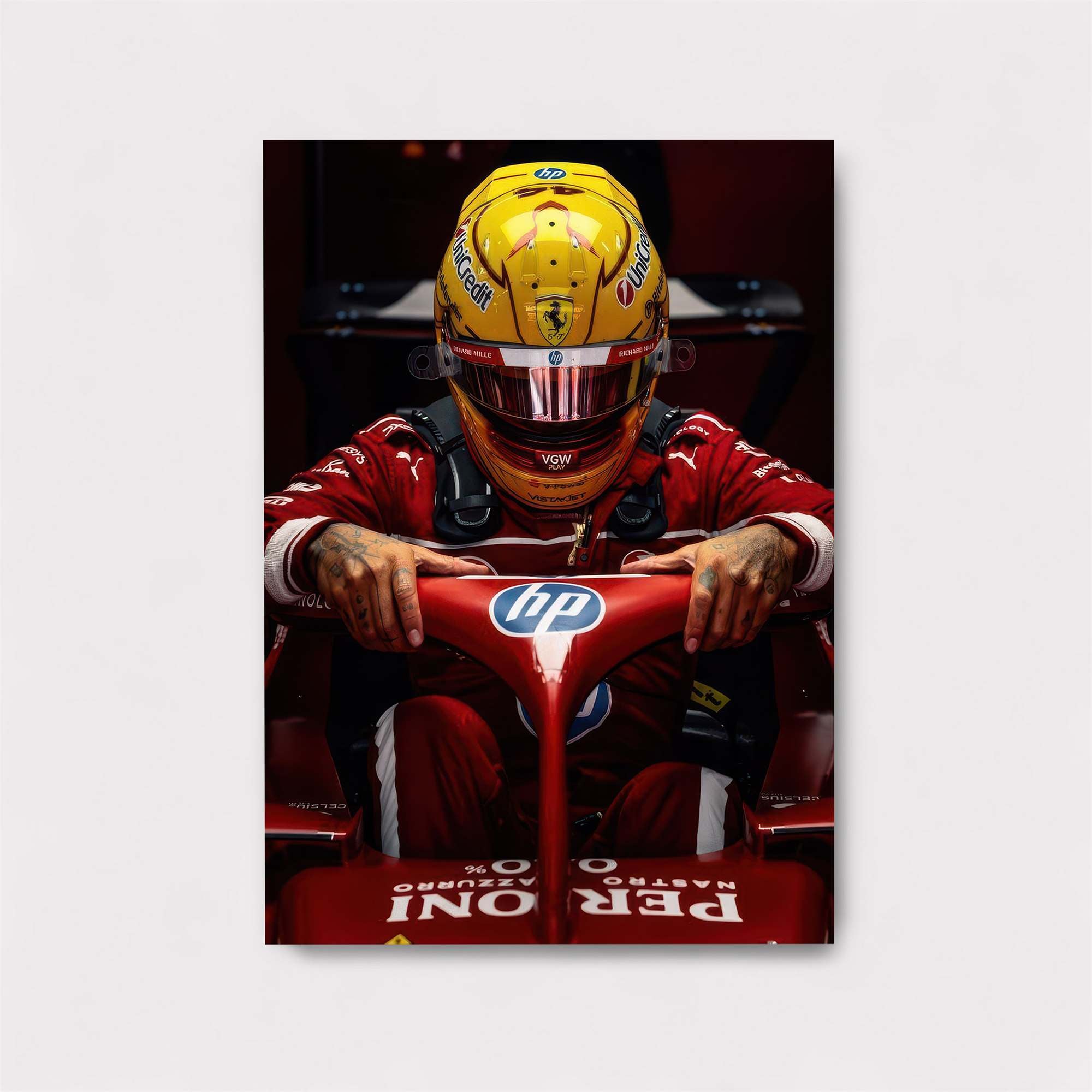 Vettel Intense Safe Wall Magnetic / M