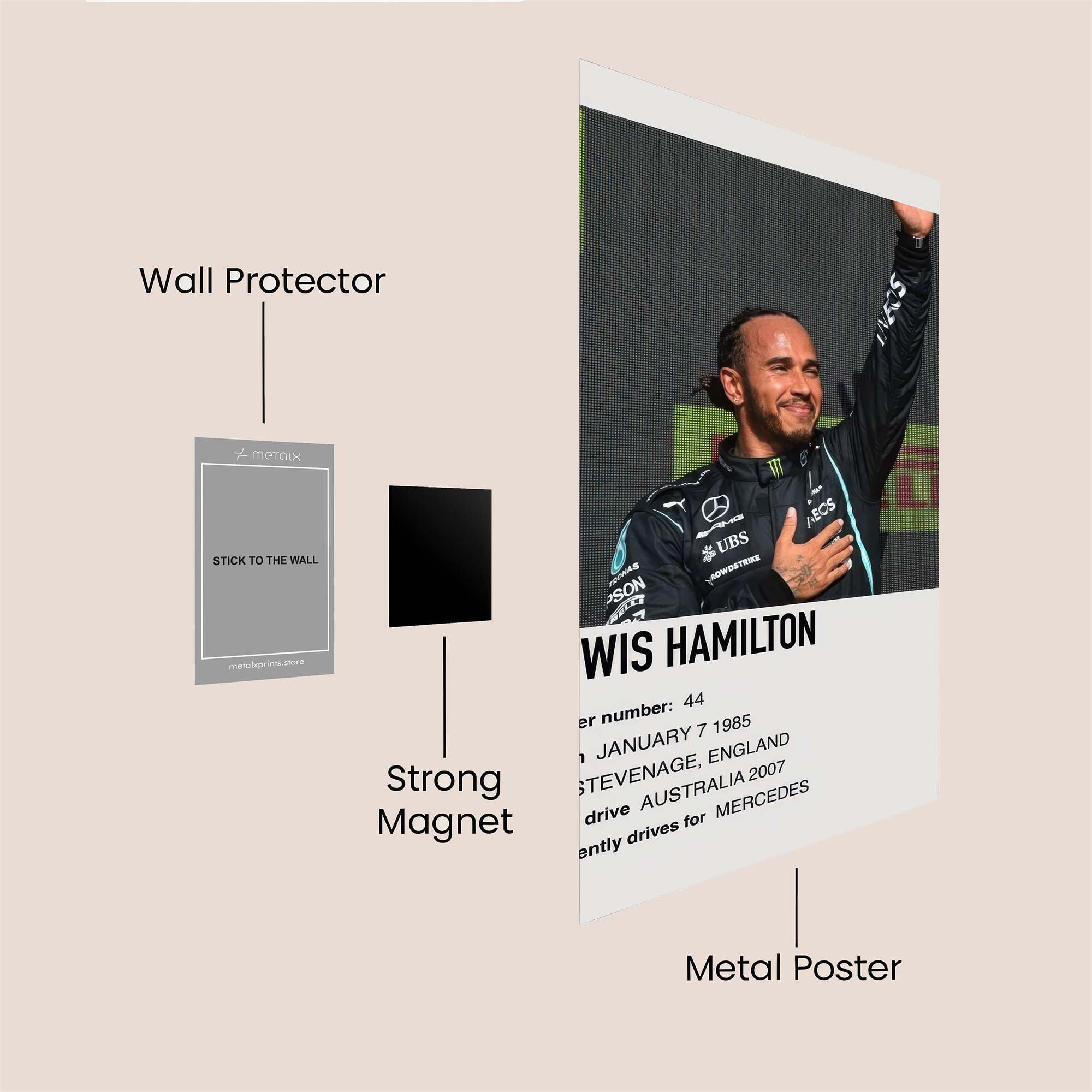 Hamilton Triumphant Safe Wall Magnetic / M