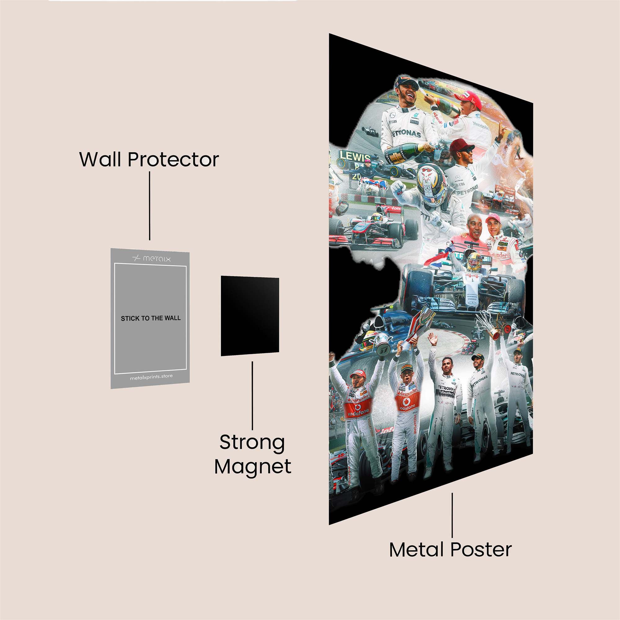 Hamilton Triumph Safe Wall Magnetic / M