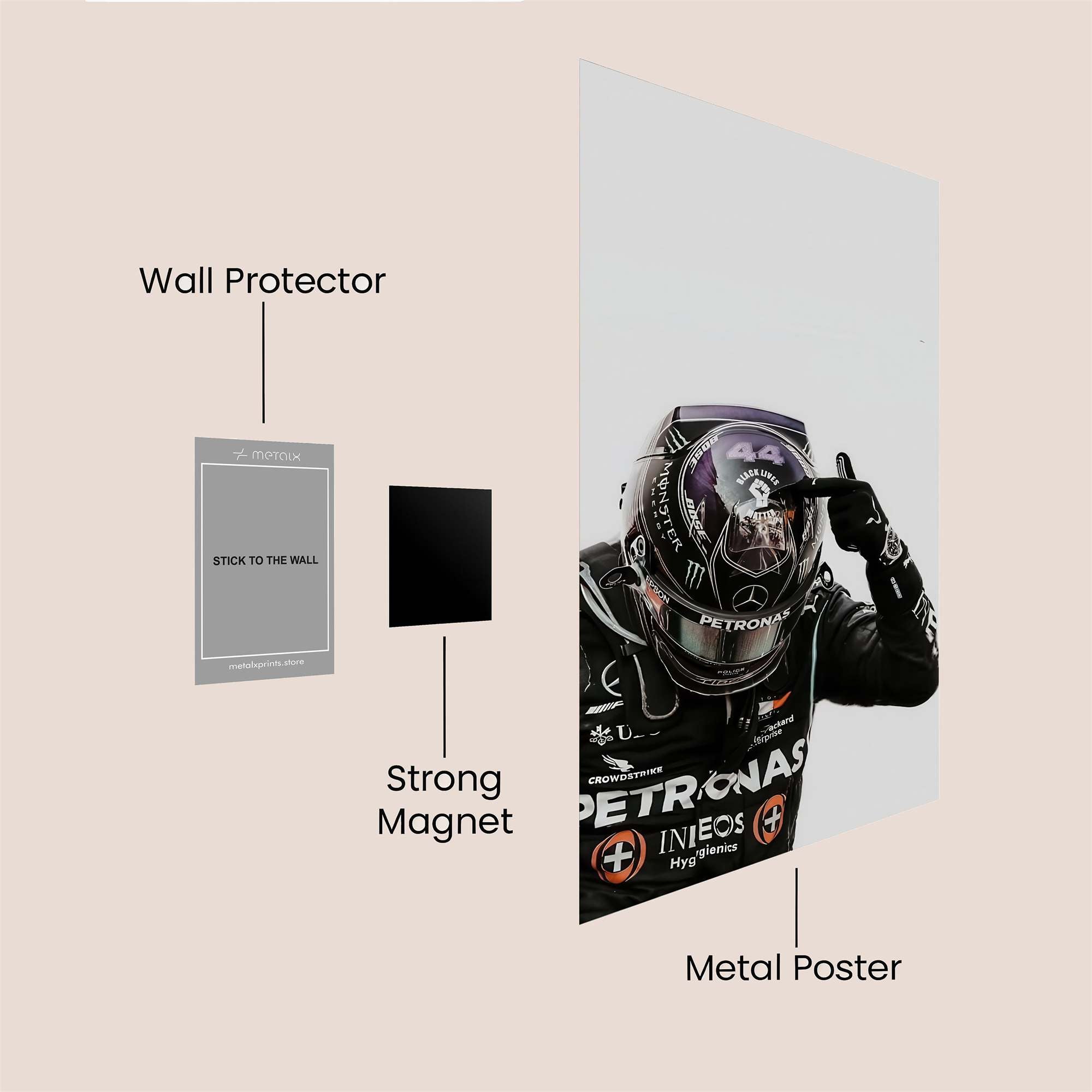 Hamilton Triumphant Safe Wall Magnetic / M