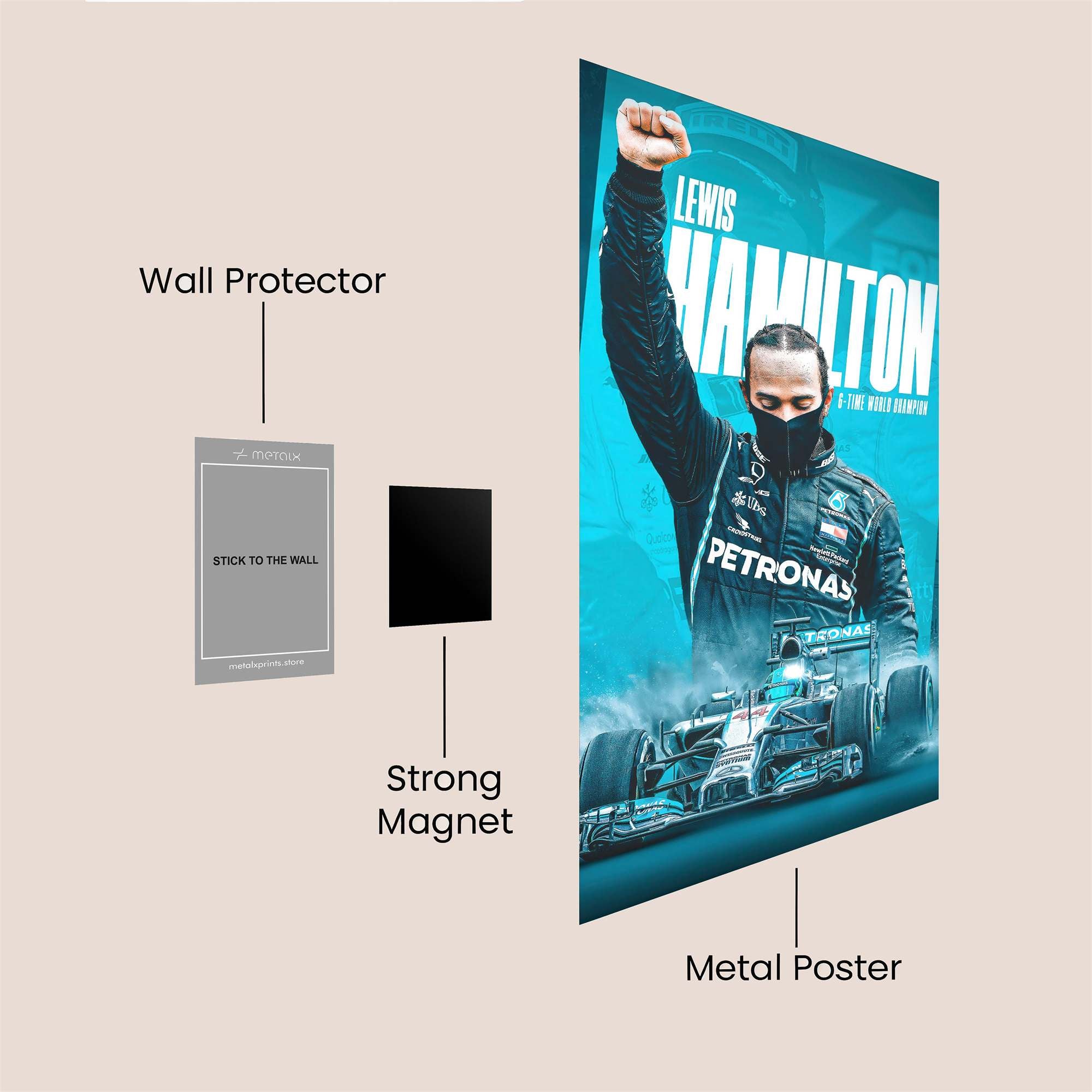 Hamilton Triumphant Safe Wall Magnetic / M