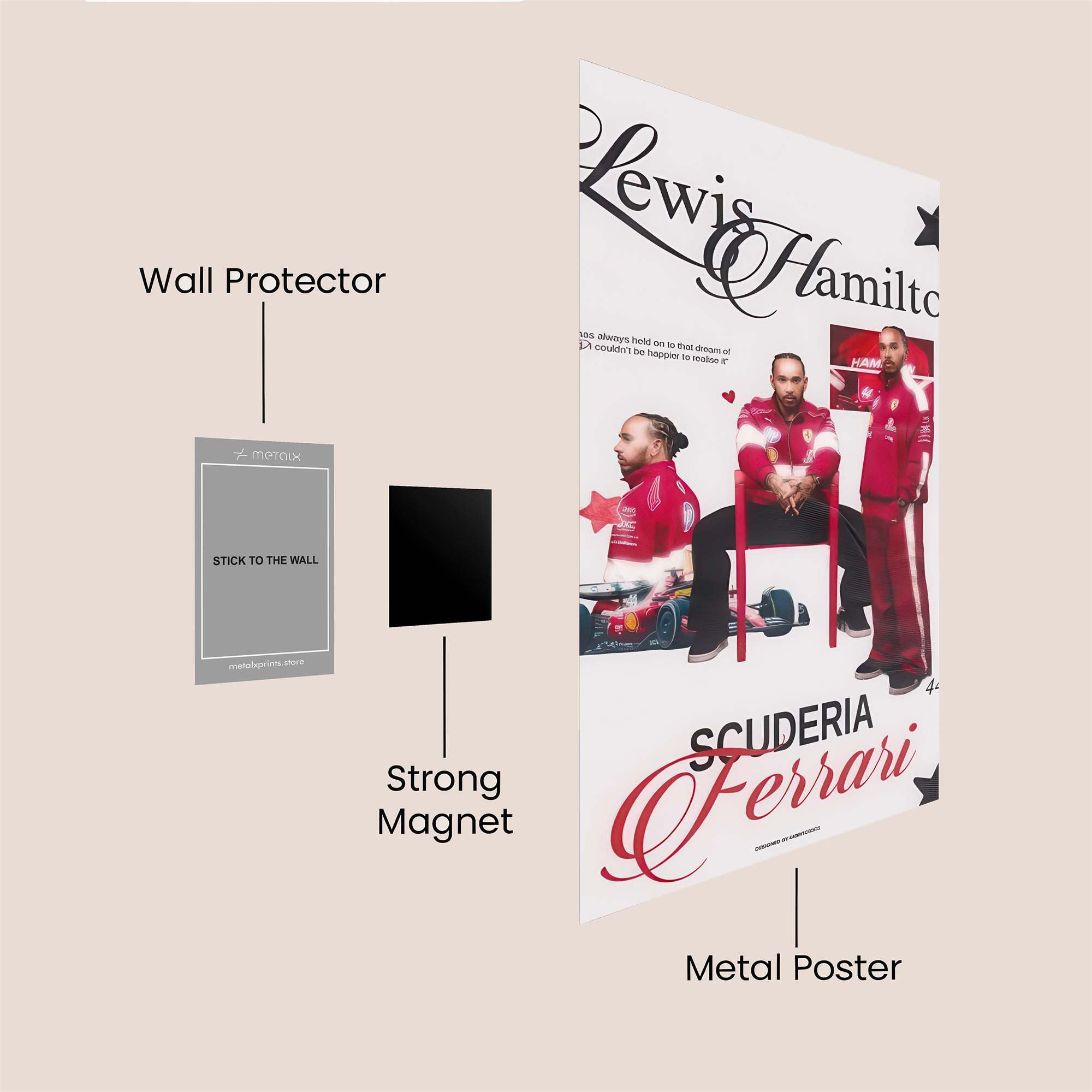 Lewis Eclectic Safe Wall Magnetic / M