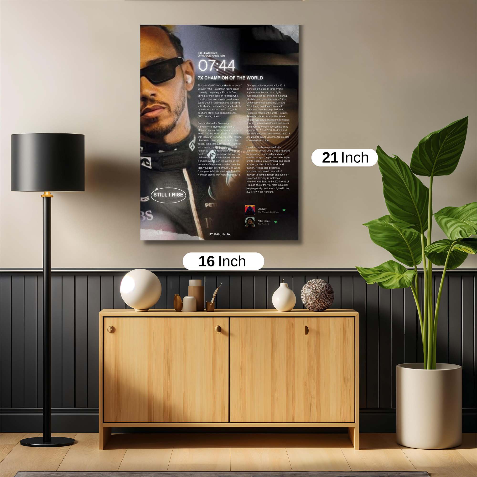Hamilton Triumphant Safe Wall Magnetic / M