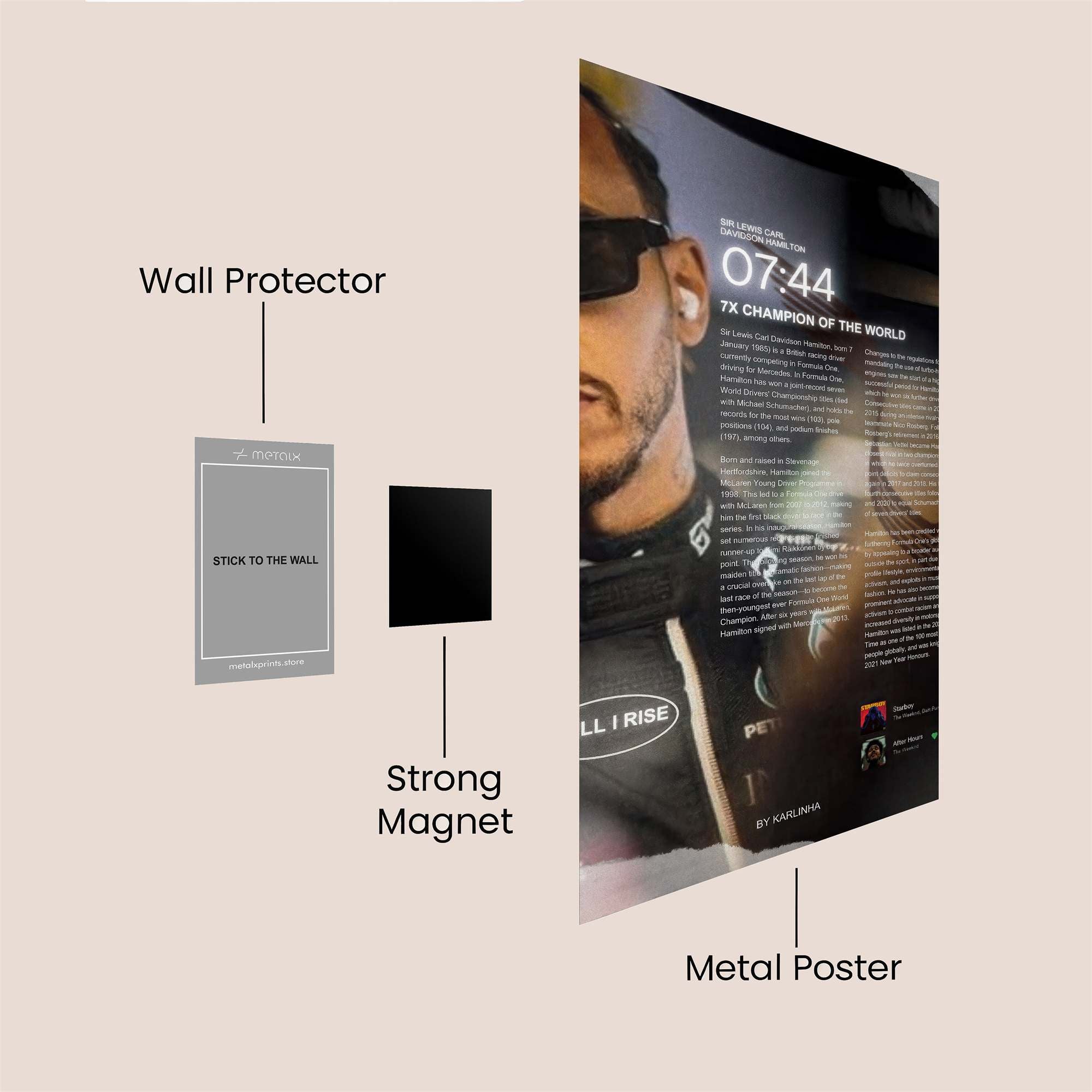Hamilton Triumphant Safe Wall Magnetic / M