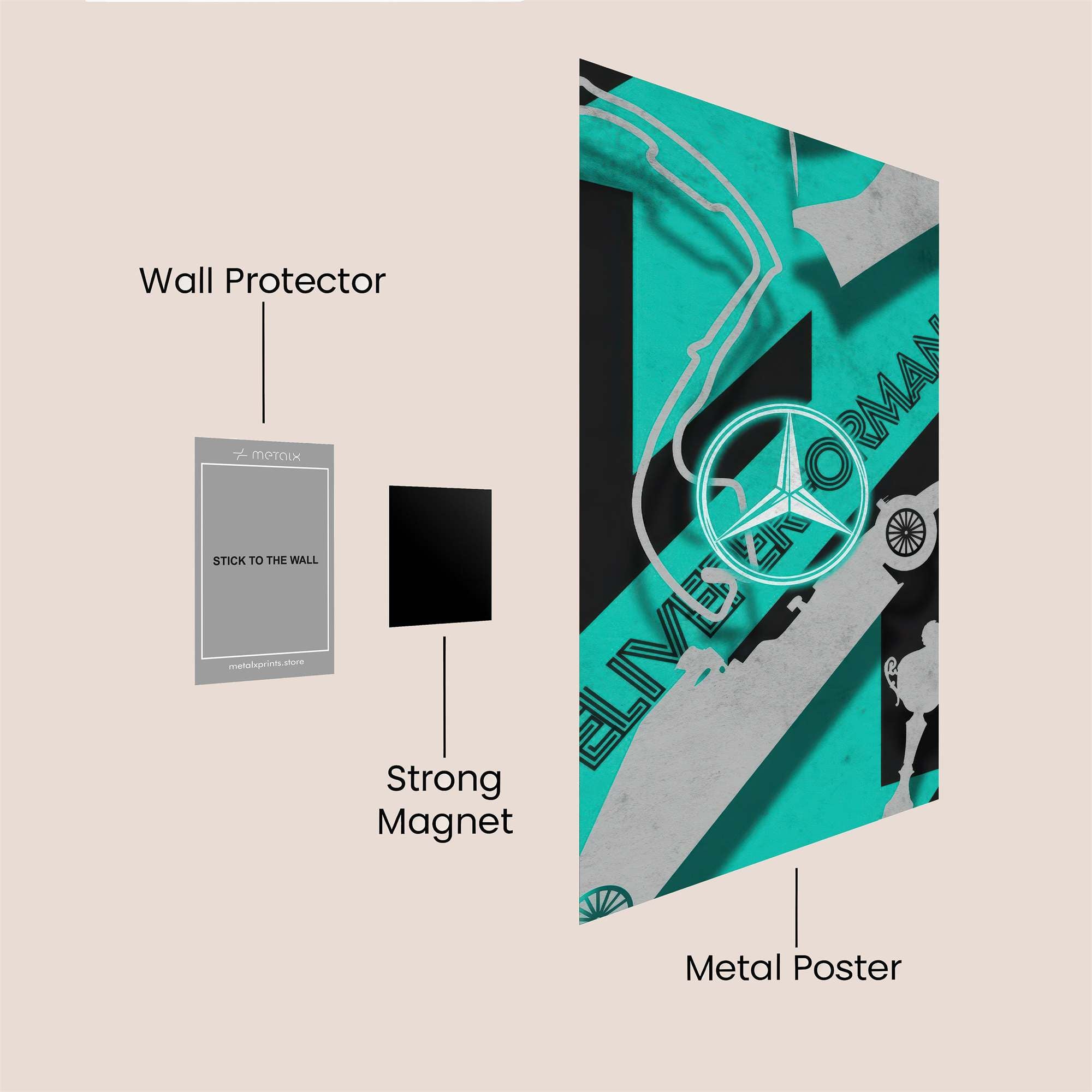 Mercedes Velocity Safe Wall Magnetic / M