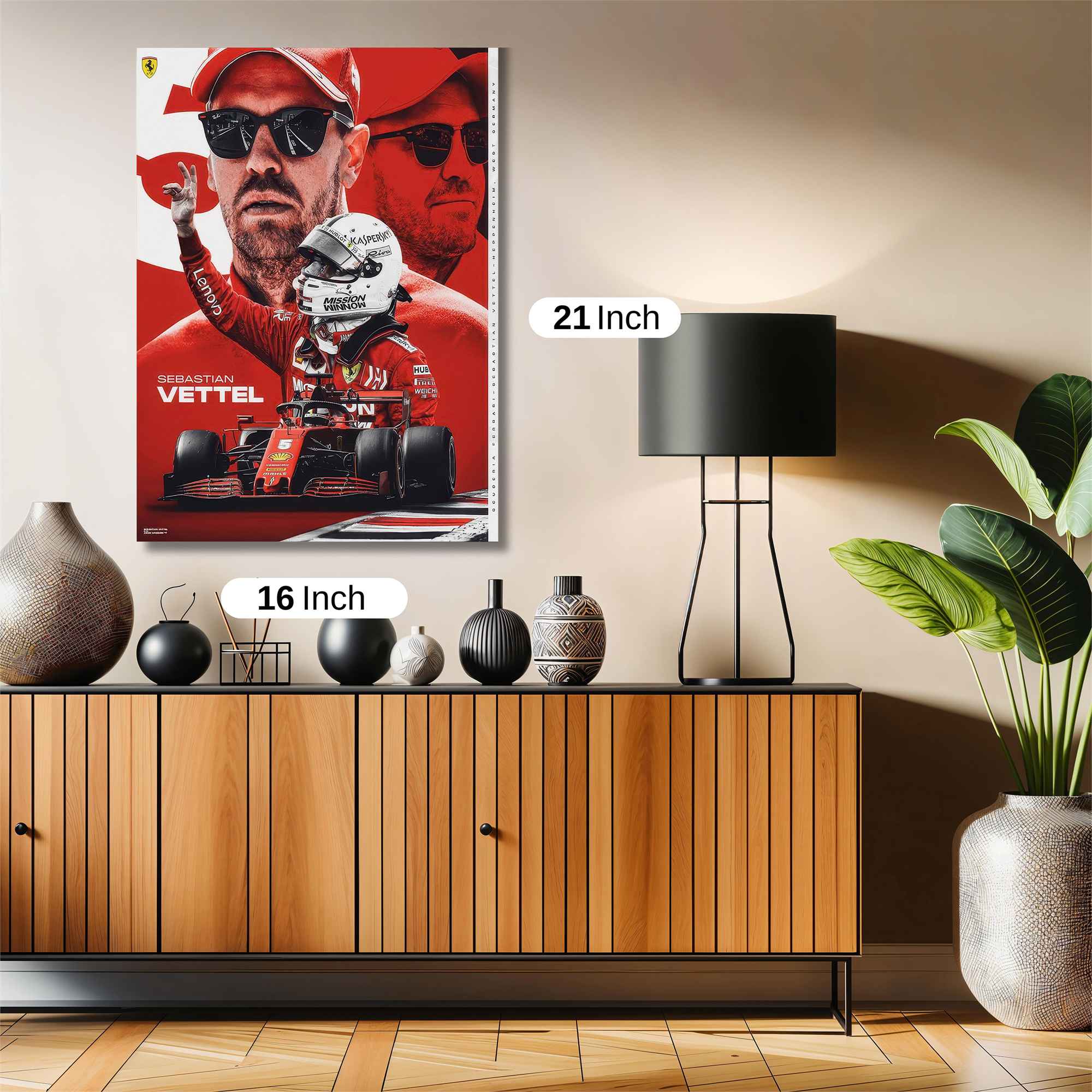 Vettel Victorious Safe Wall Magnetic / M