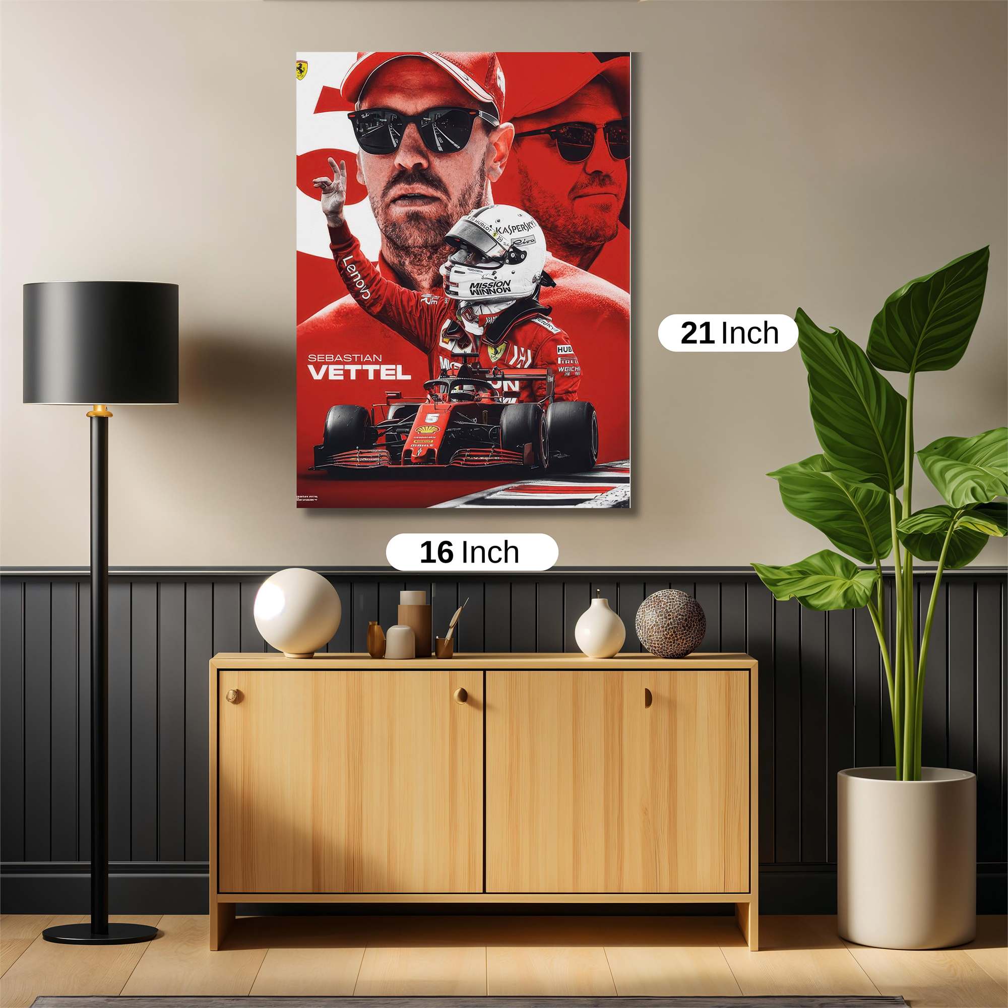 Vettel Victorious Safe Wall Magnetic / M