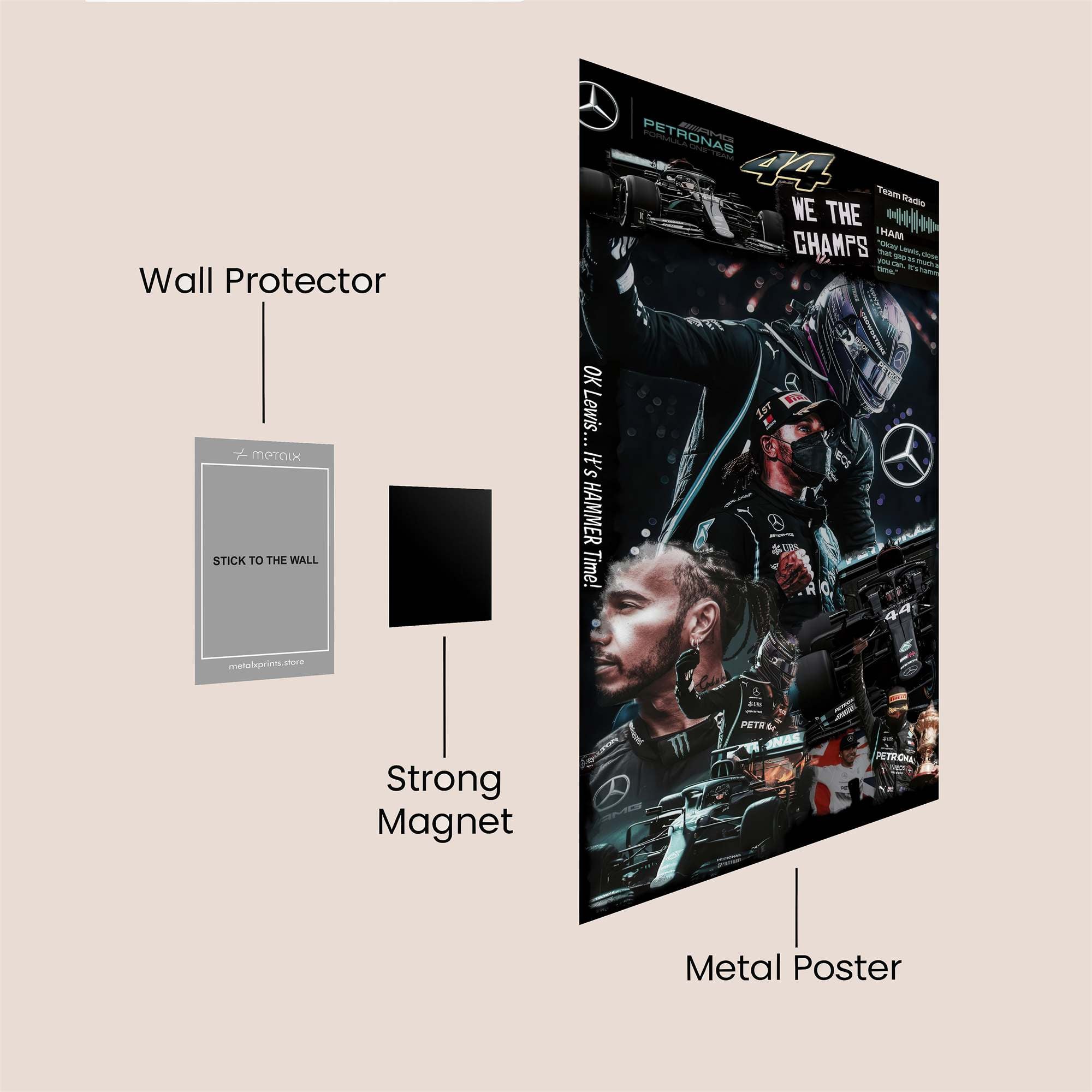 Hamilton Triumphant Safe Wall Magnetic / M