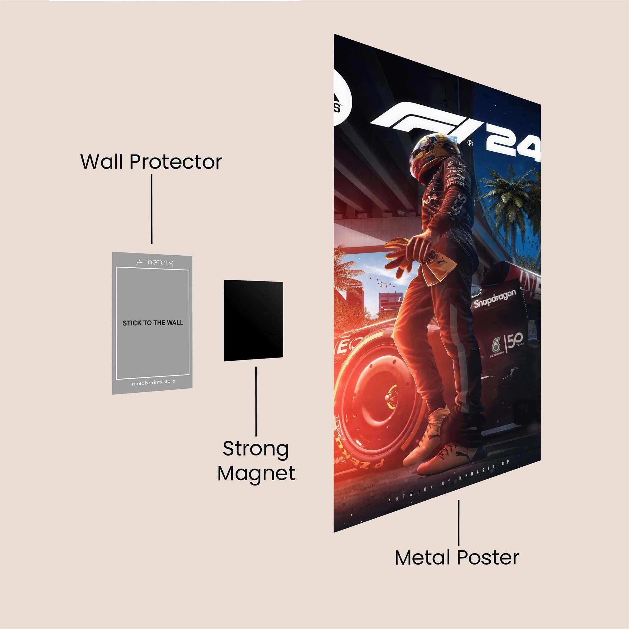 Verstappen Velocity Safe Wall Magnetic / M