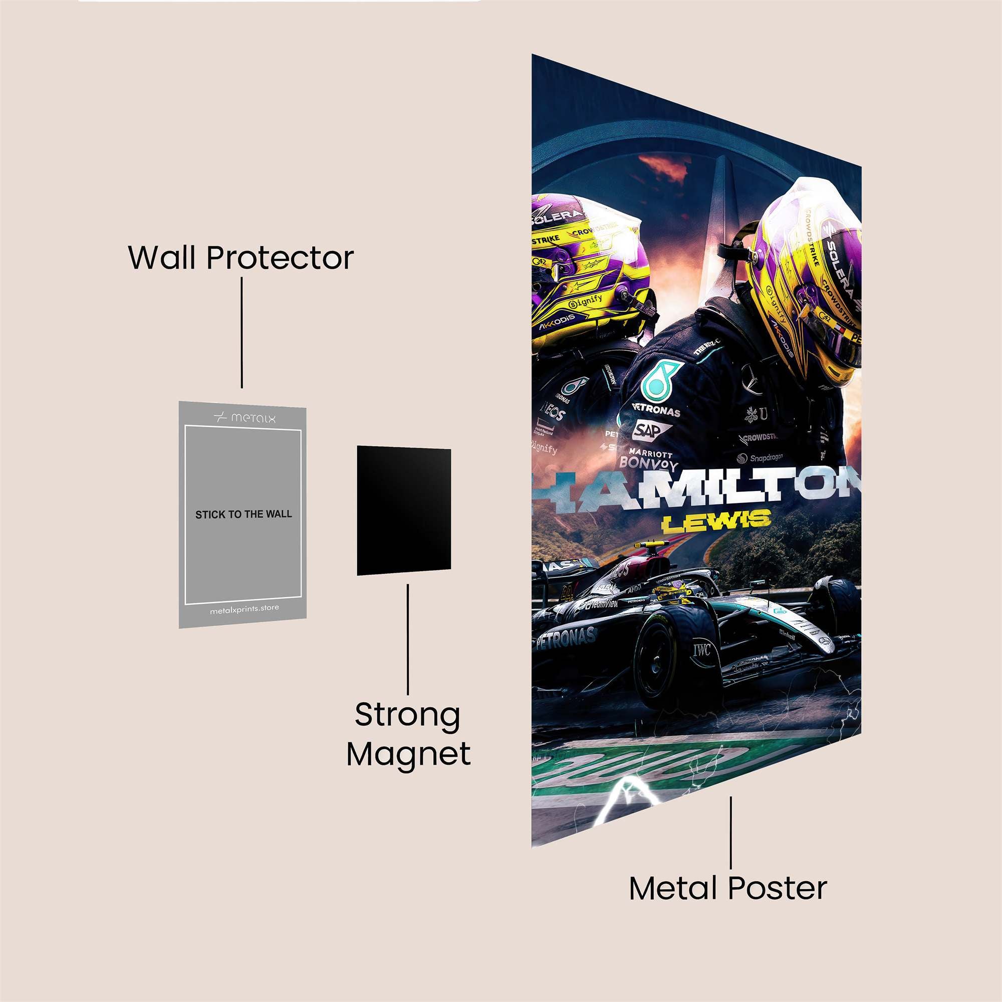 Hamilton Intense Safe Wall Magnetic / M