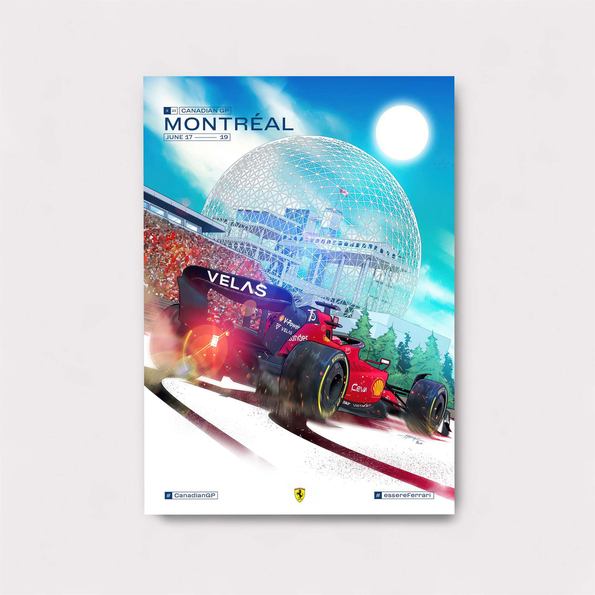 Montreal Rush Safe Wall Magnetic / M
