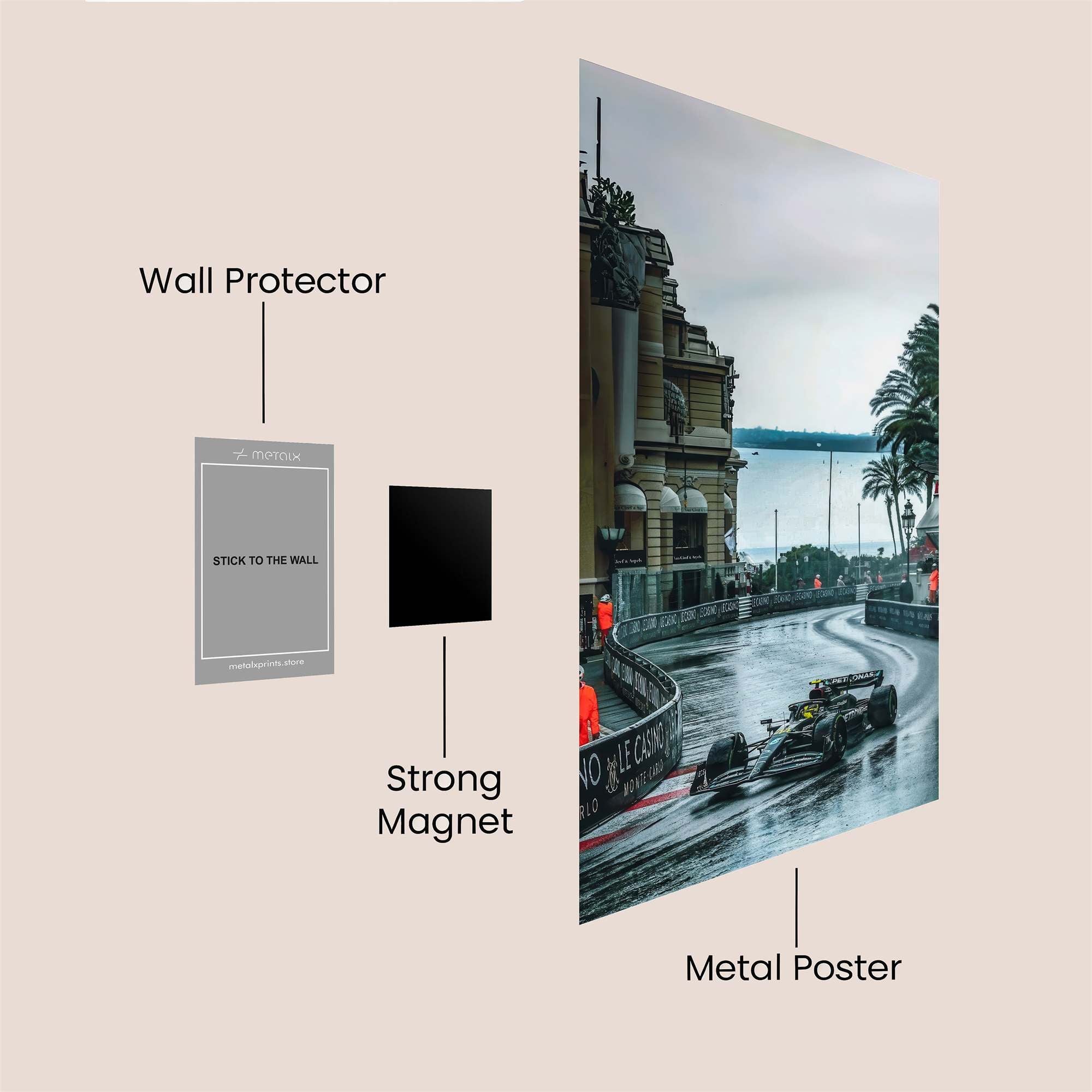 Monaco Melancholy Safe Wall Magnetic / M
