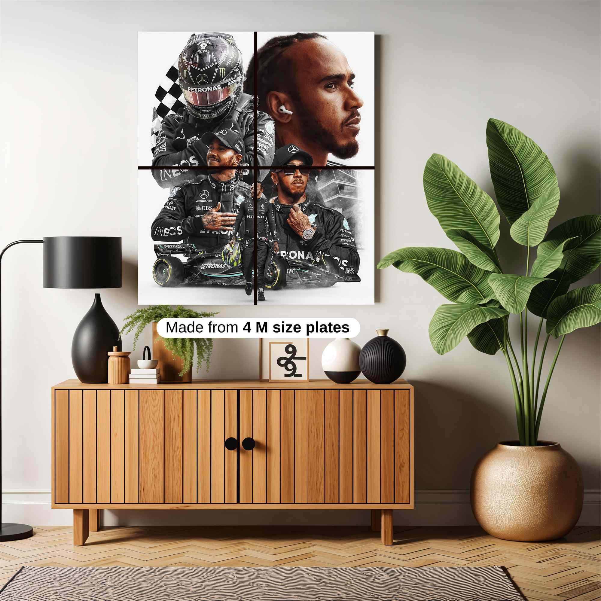 Hamilton Reflective Safe Wall Magnetic / M