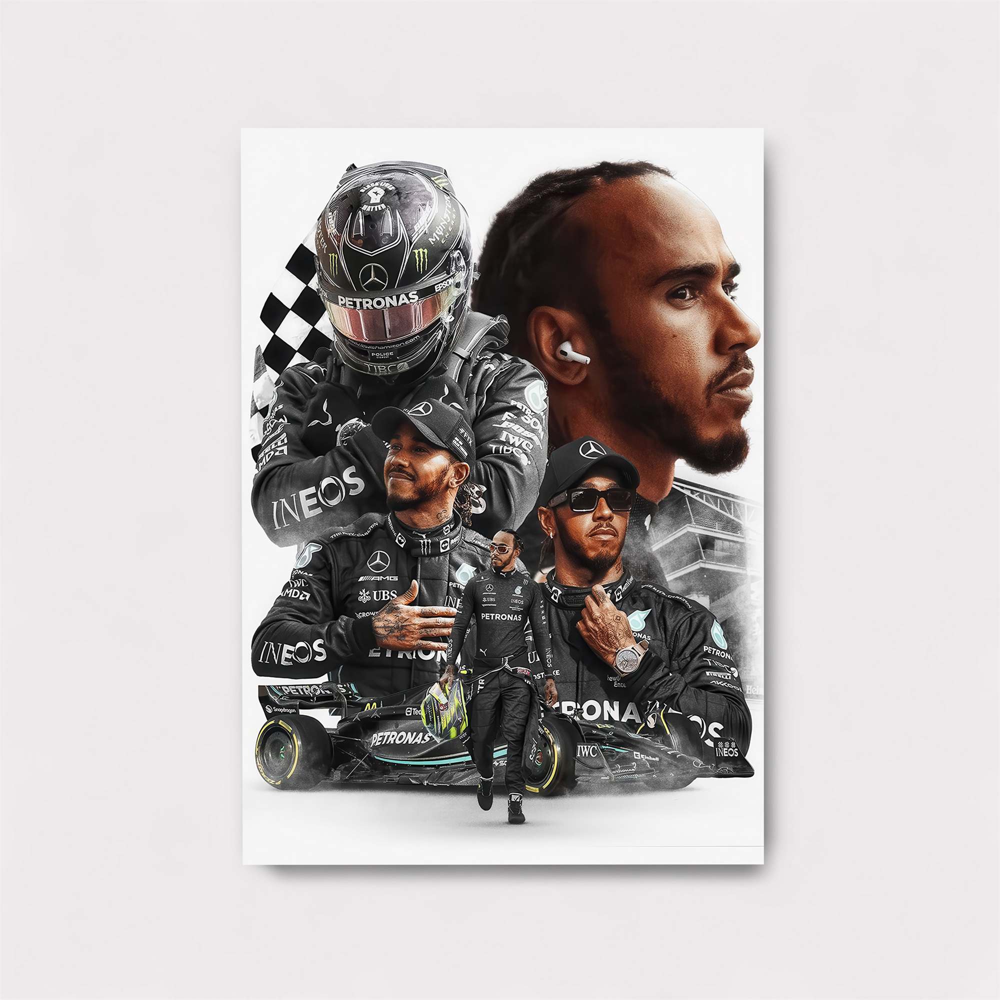 Hamilton Reflective Safe Wall Magnetic / M