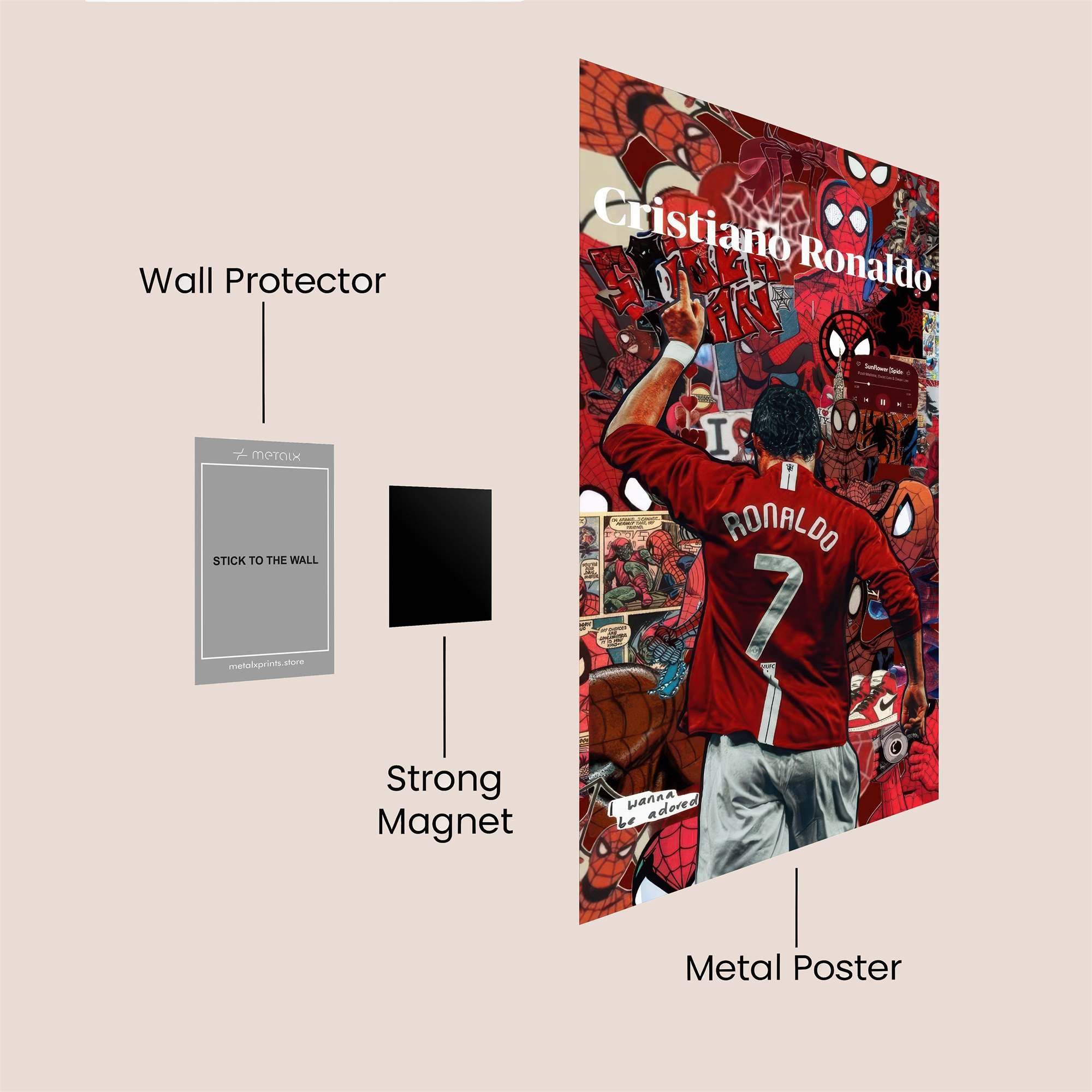 Ronaldo Radiant Safe Wall Magnetic / M