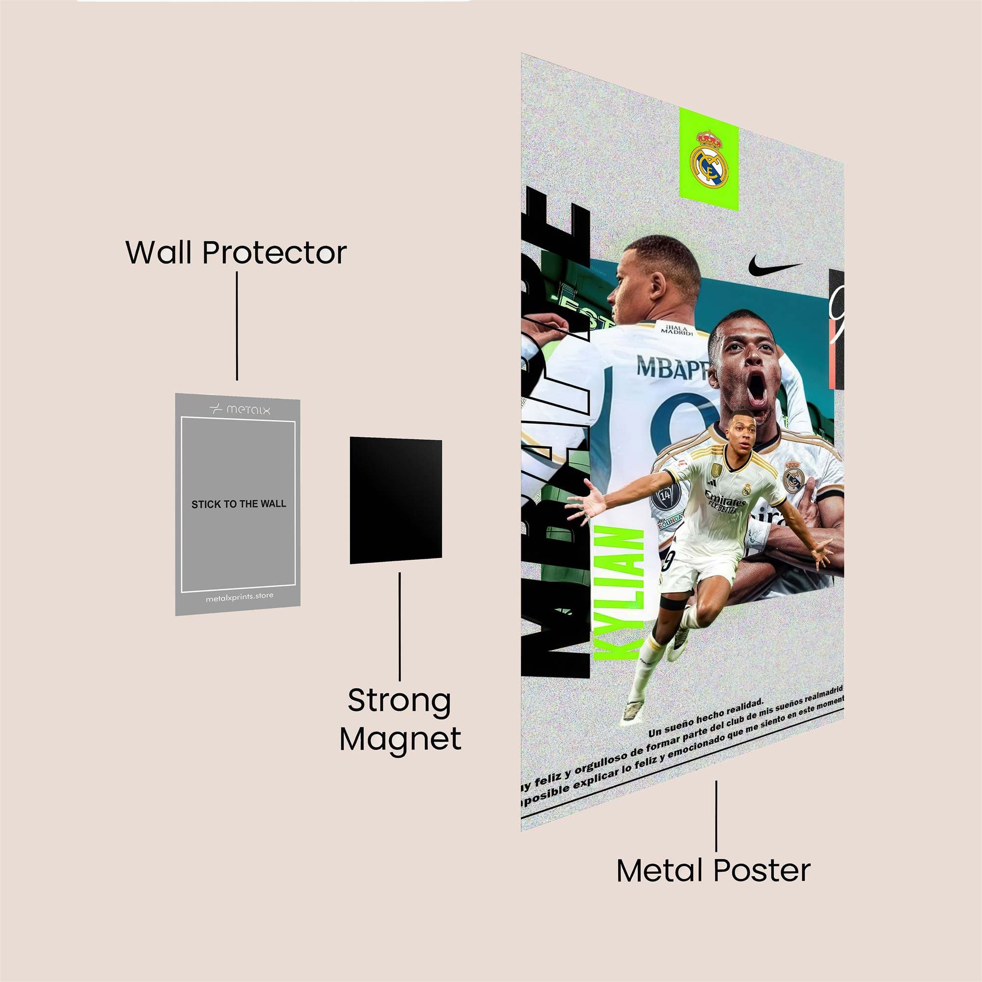 Mbapp? Marvel Safe Wall Magnetic / M