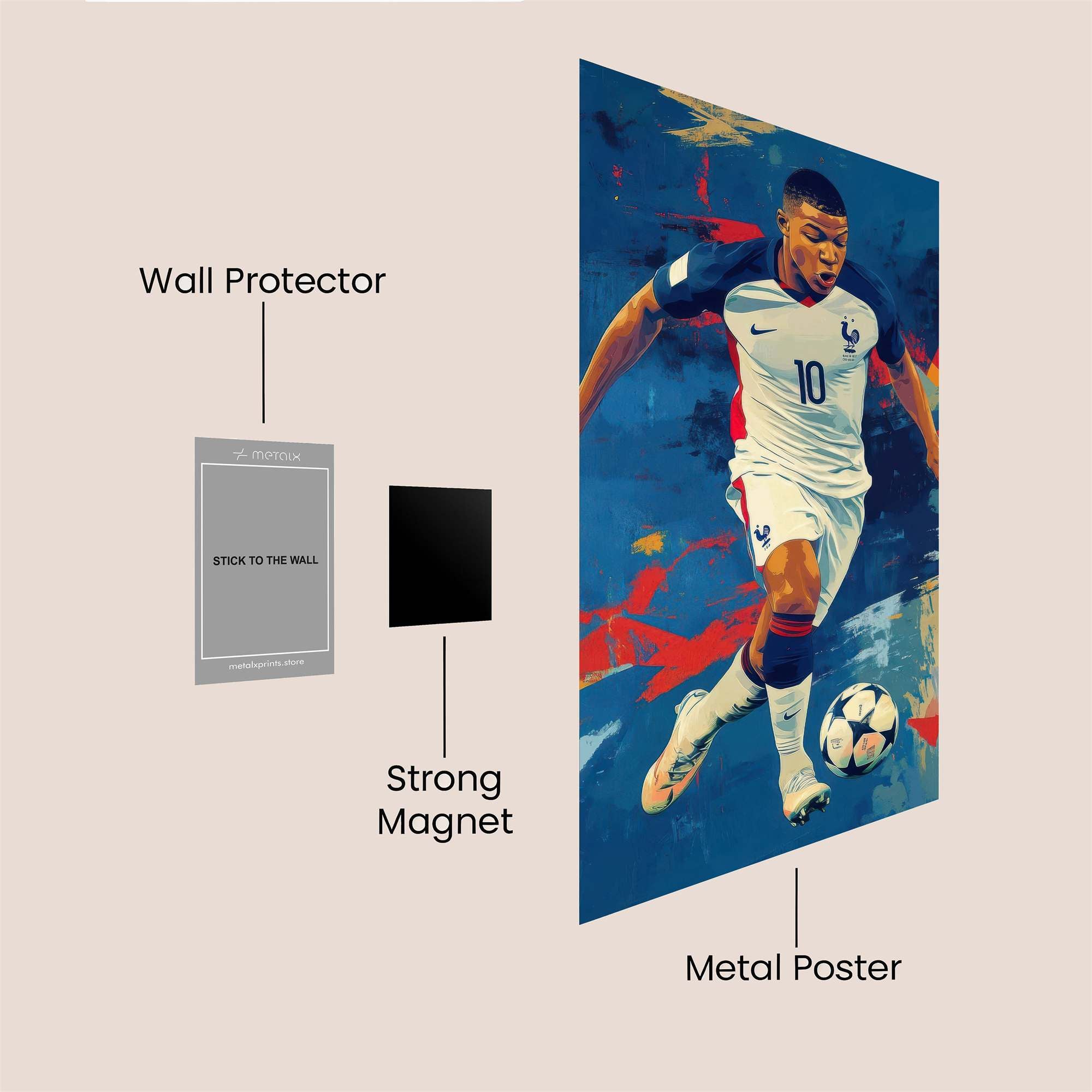 Mbapp? Dynamic Safe Wall Magnetic / M
