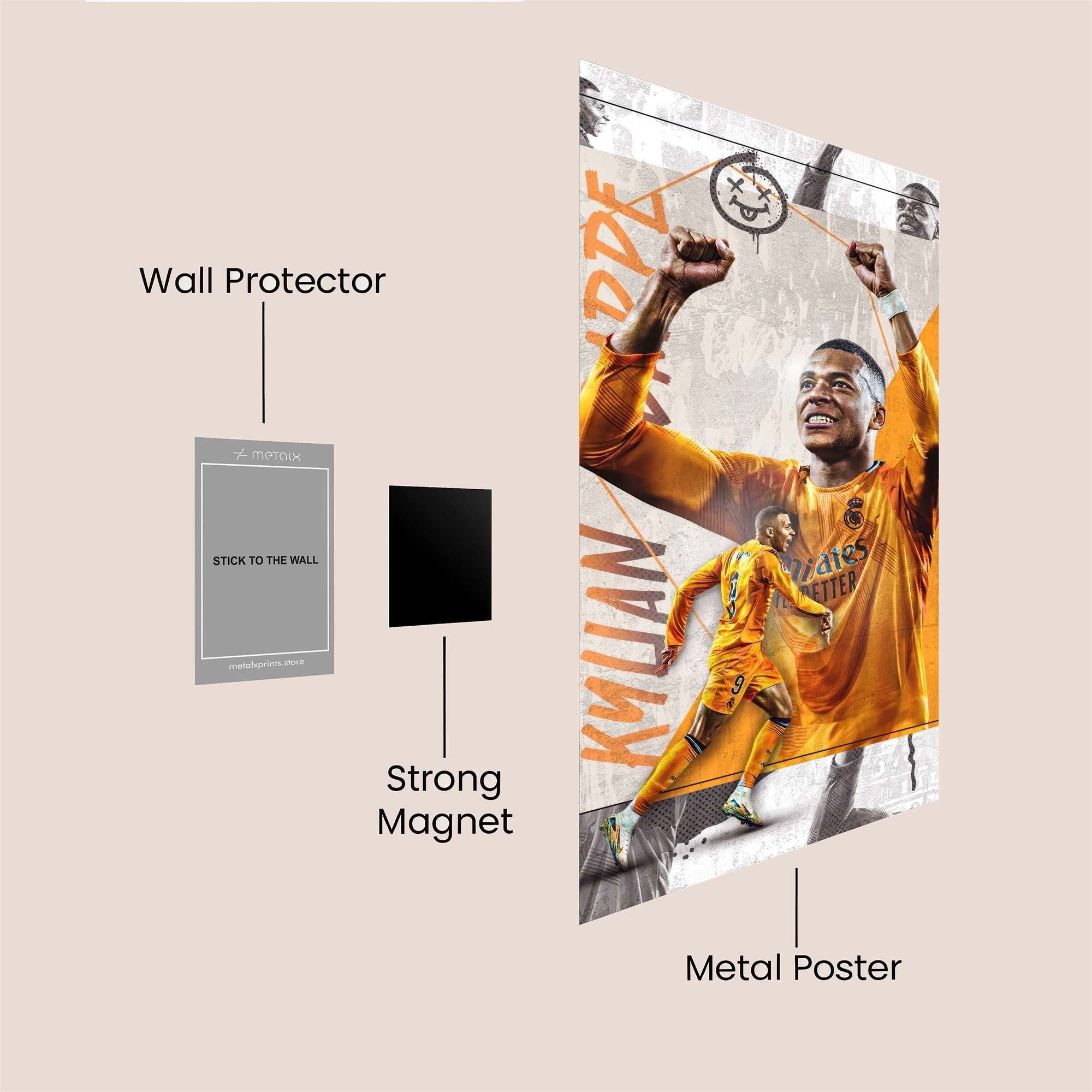 Kylian Triumphant Safe Wall Magnetic / M