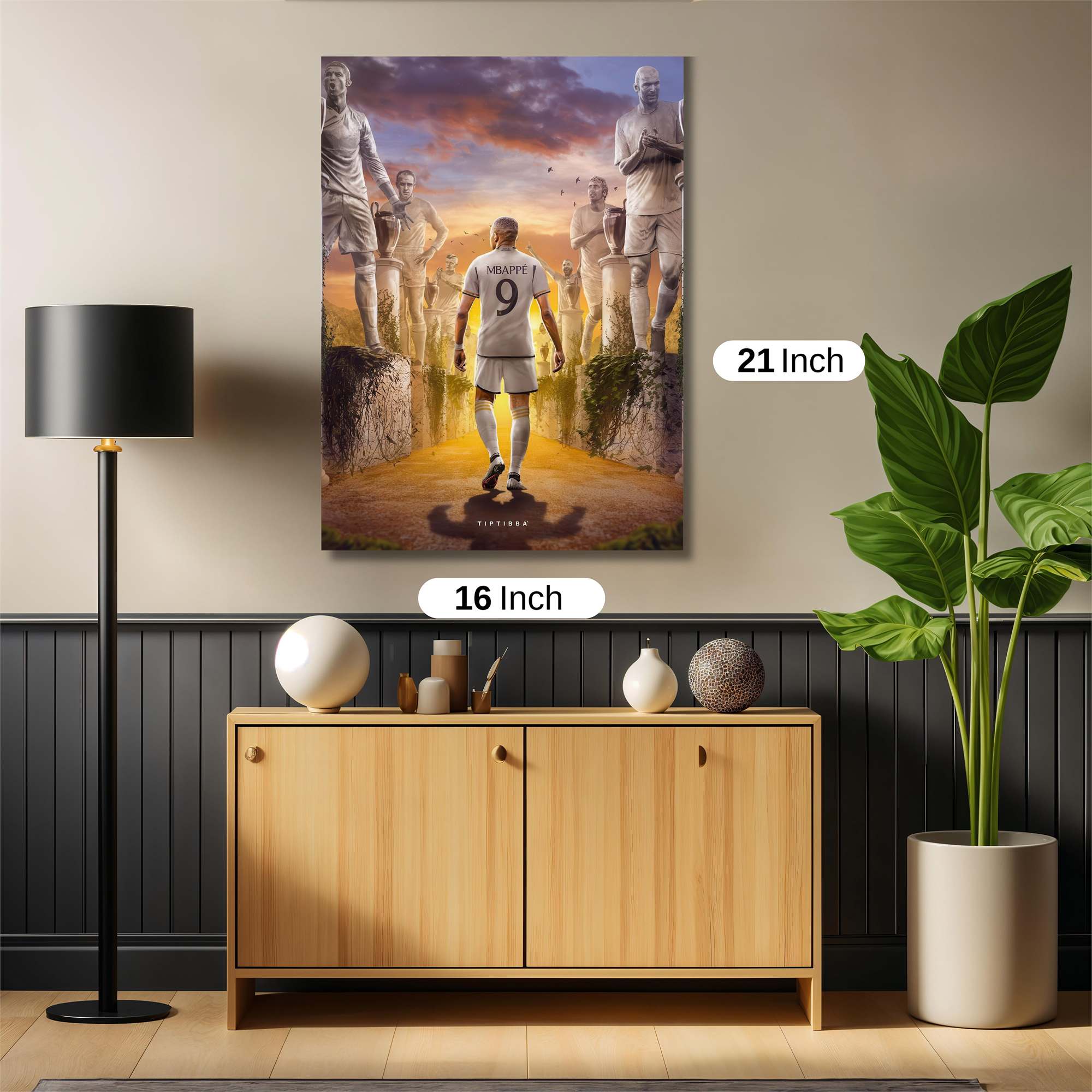 Mbappe Ascends Safe Wall Magnetic / M