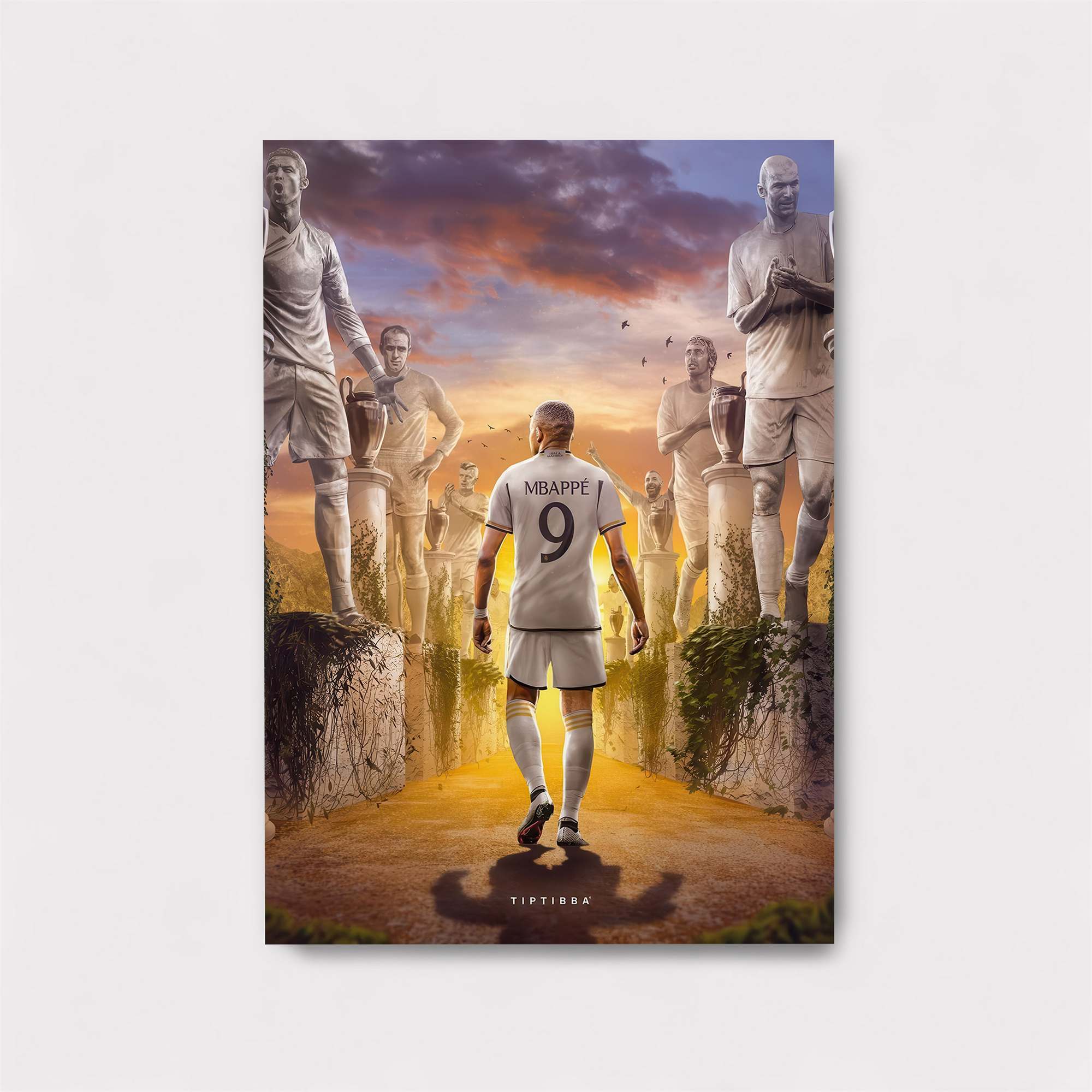 Mbappe Ascends Safe Wall Magnetic / M