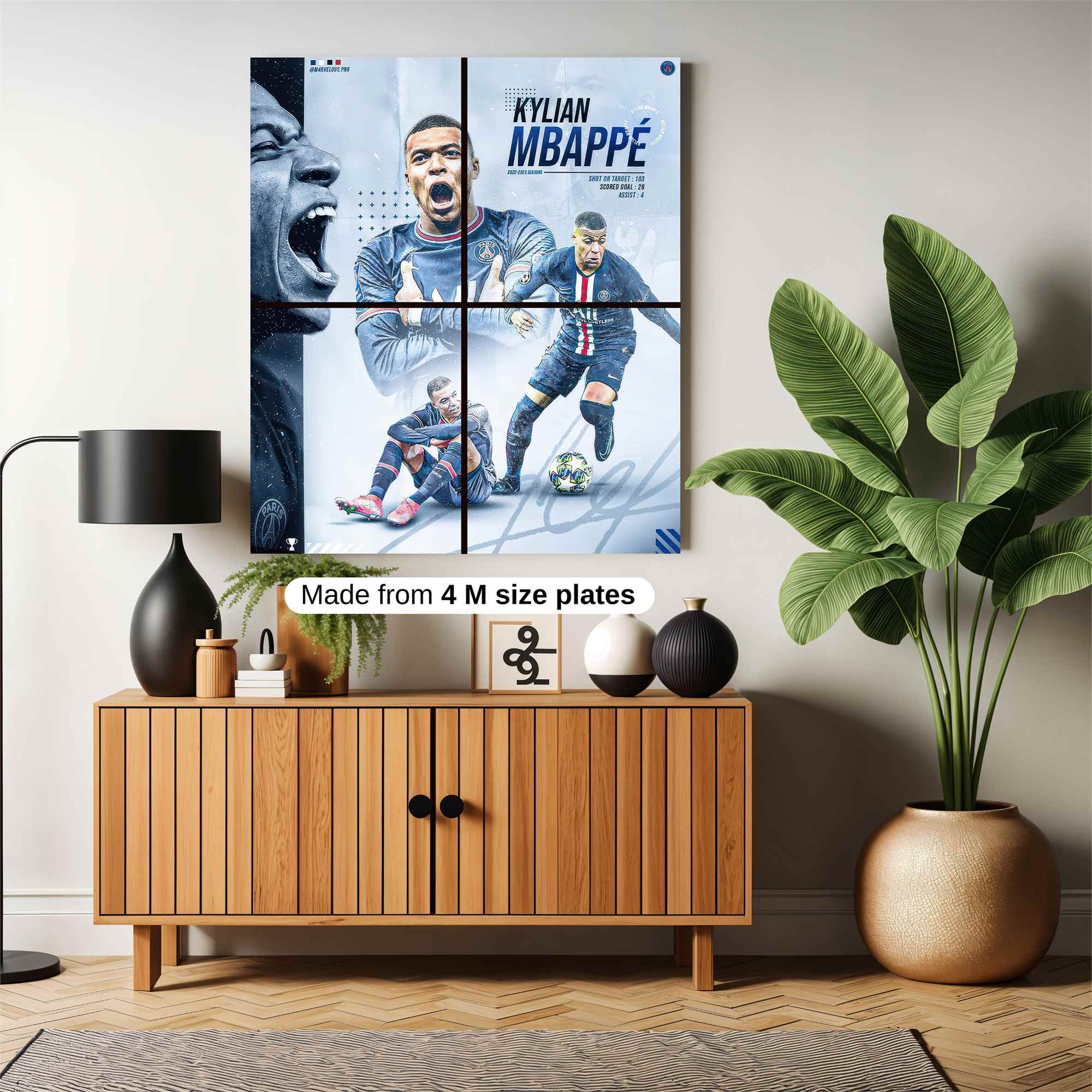 Mbapp? Majestic Safe Wall Magnetic / M