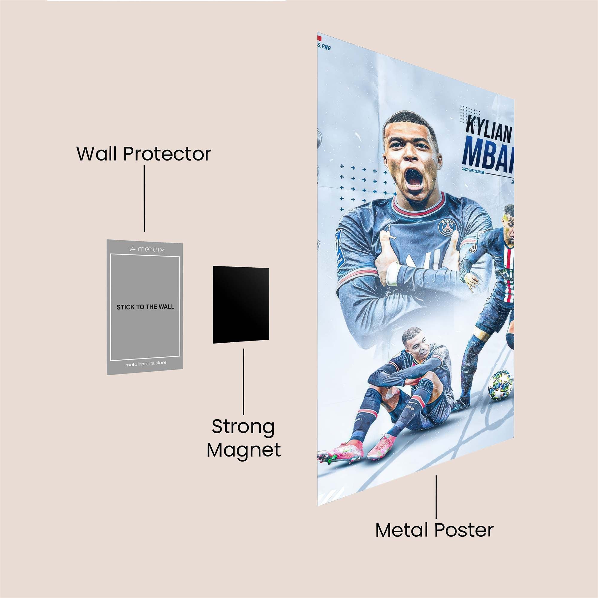 Mbapp? Majestic Safe Wall Magnetic / M