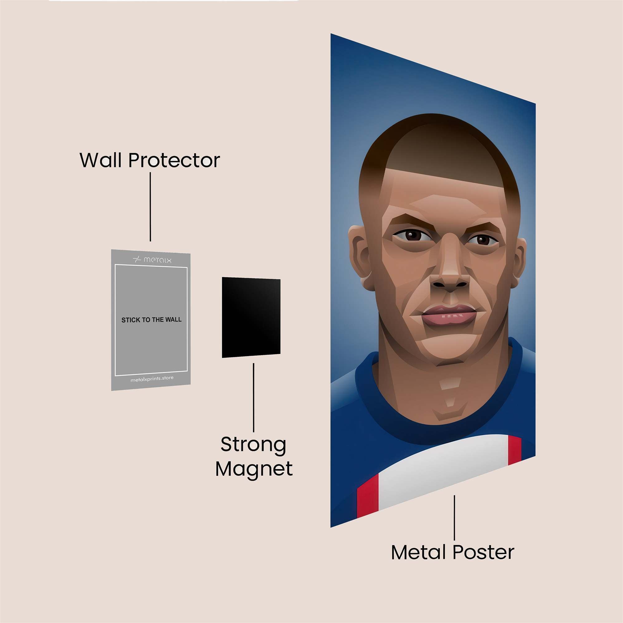 Pogba Passionate Safe Wall Magnetic / M