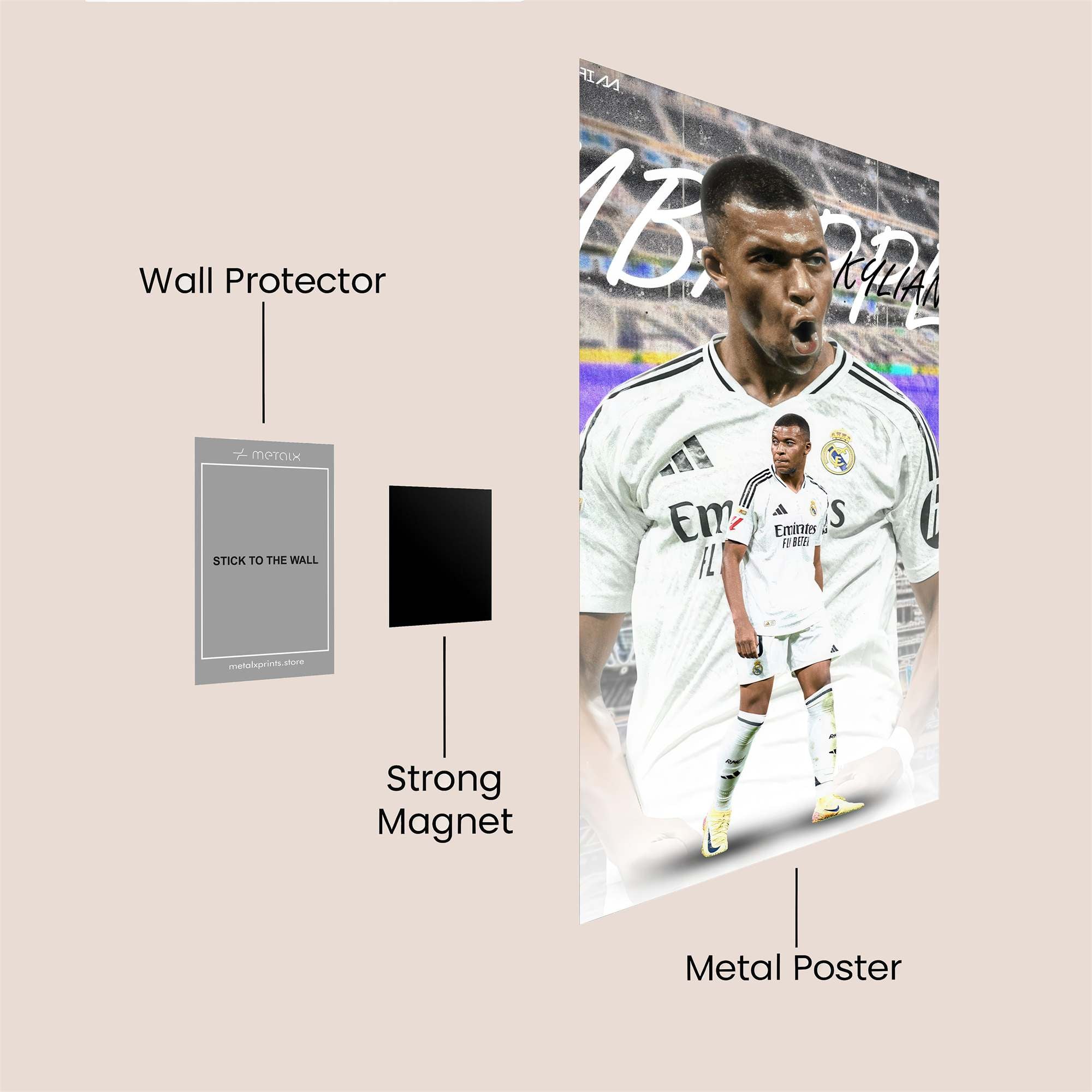 Kylian Ecstasy Safe Wall Magnetic / M