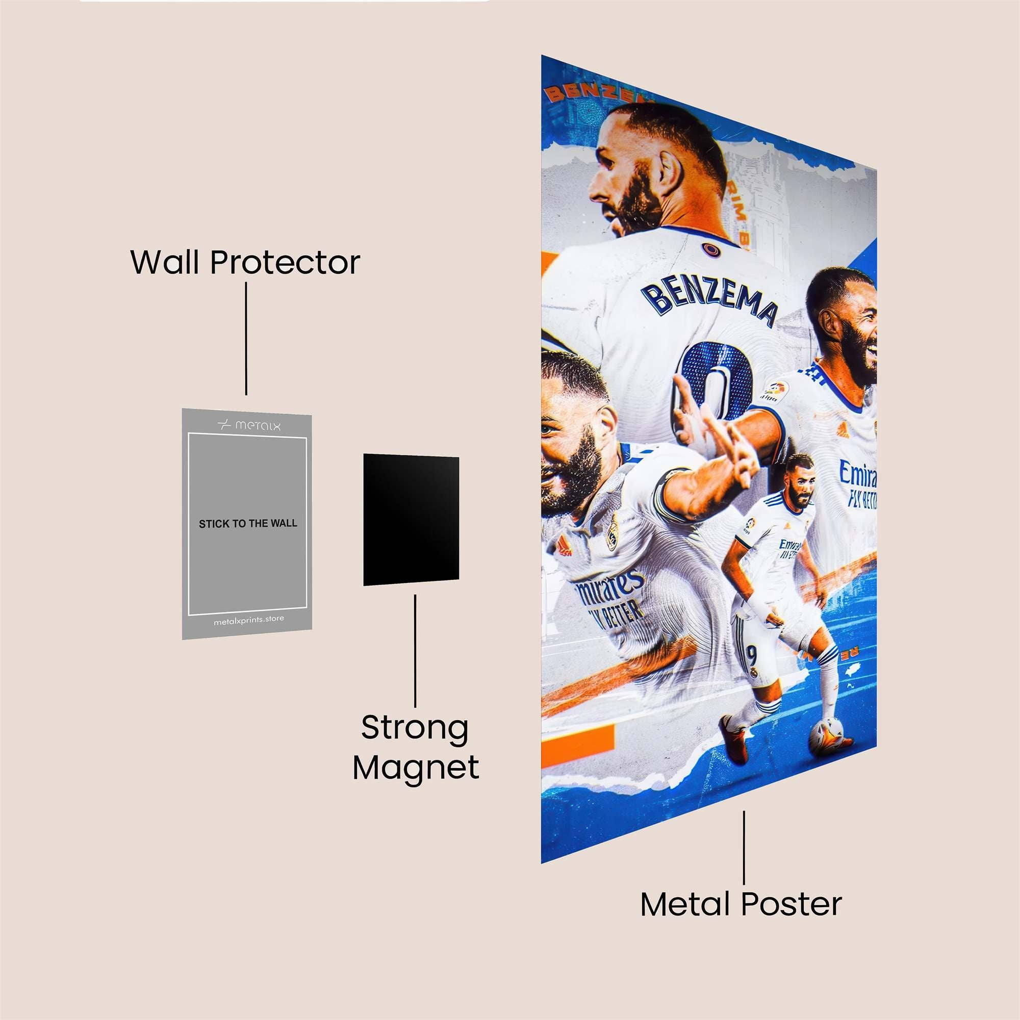 Benzema Triumphant Safe Wall Magnetic / M