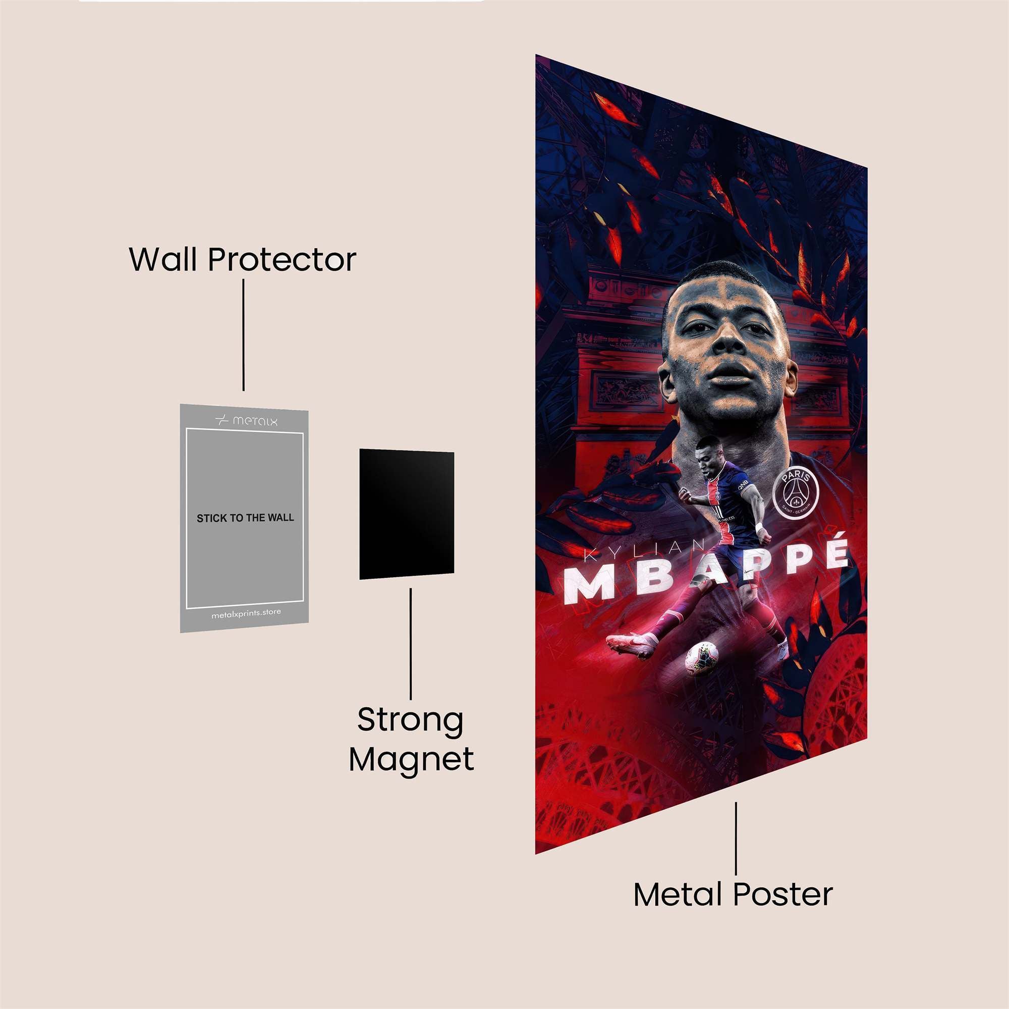 Mbapp? Majestic Safe Wall Magnetic / M
