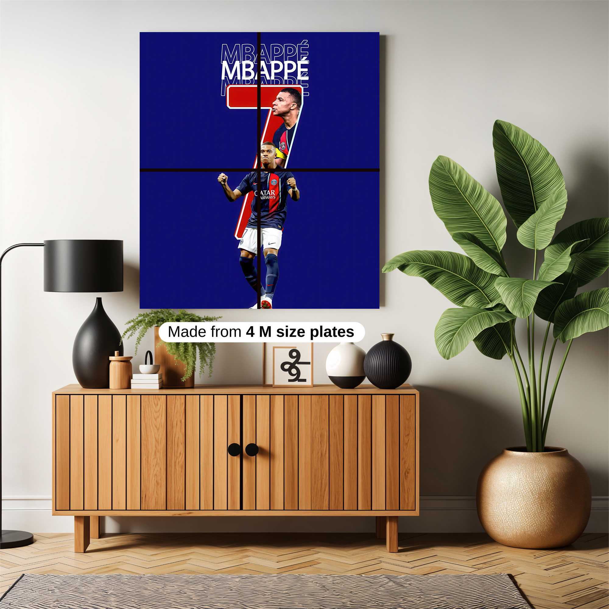 Mbapp? Triumphant Safe Wall Magnetic / M