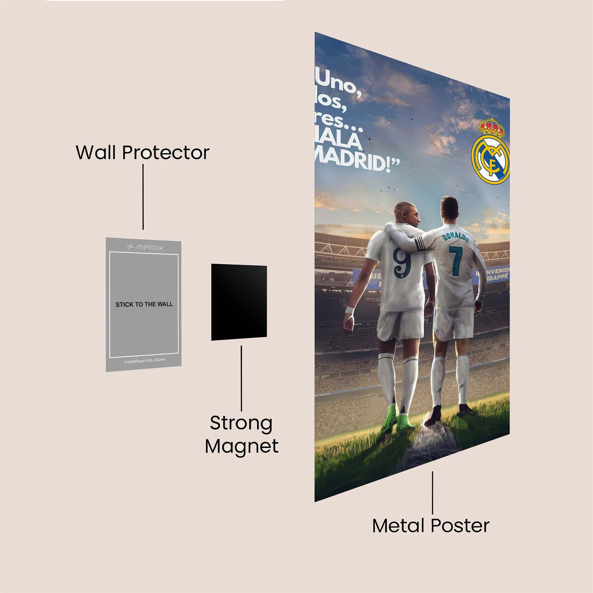 Ronaldo Triumphant Safe Wall Magnetic / M