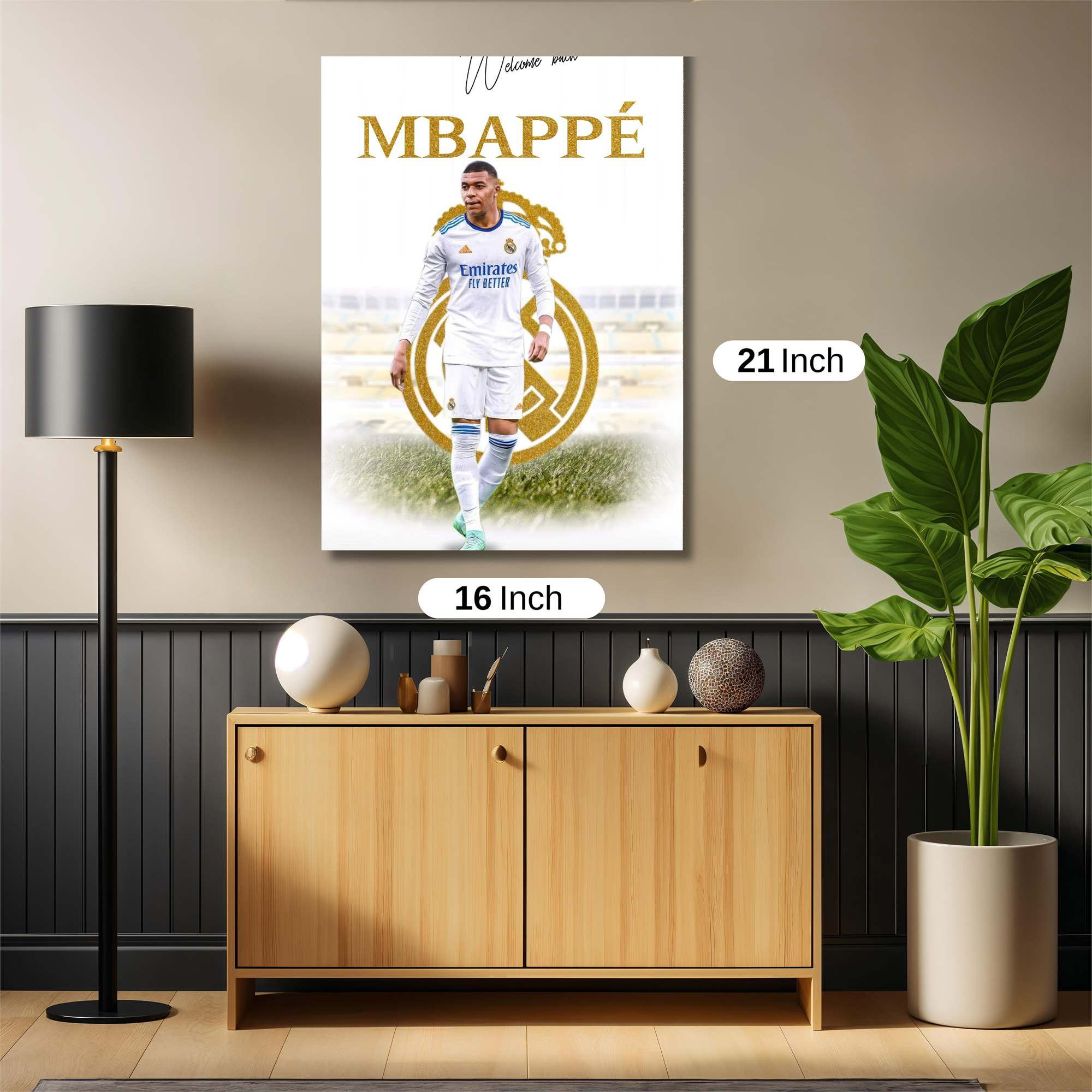 Mbapp? Triumphant Safe Wall Magnetic / M